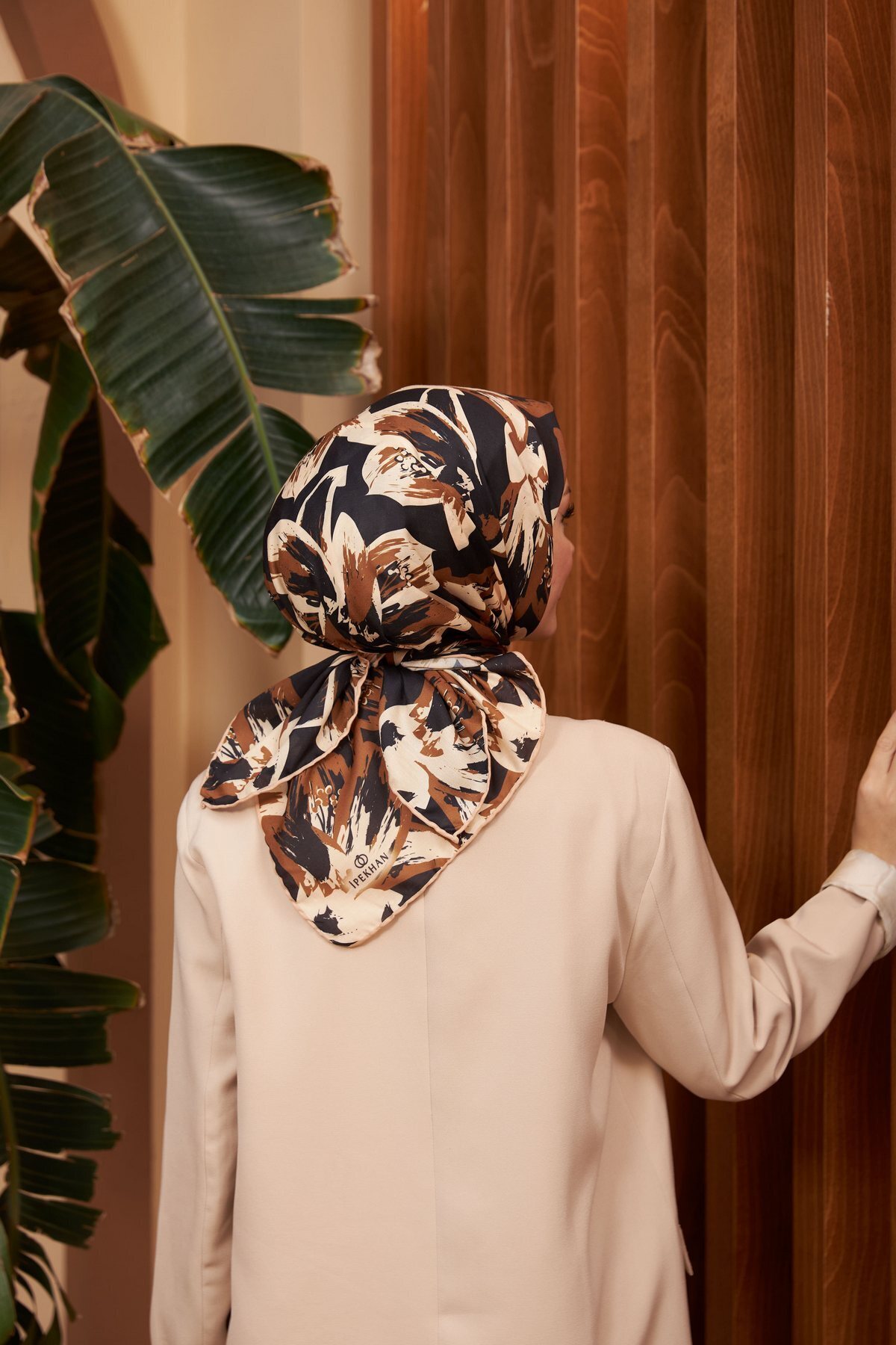 İpekhan Nature Iris Soft Eşarp Kahve Siyah 1160 12 Fiyatı Yorumları