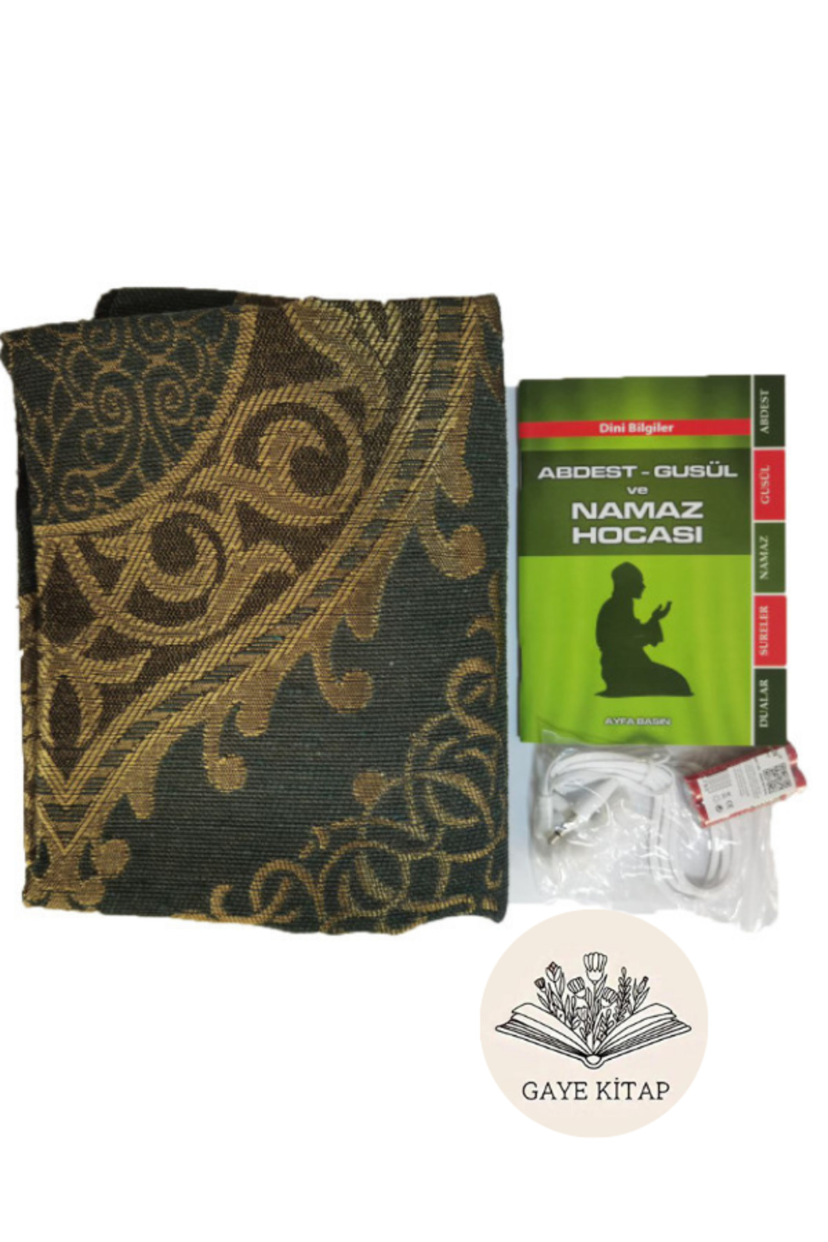 Ayfa Basın Yayın EĞİTİCİ NAMAZ SETİ SESLİ SECCADE (YEŞİL RENK) - KOLAY NAMAZ HOCASI HEDİYELİ! fotoğrafı 2 (önizleme)