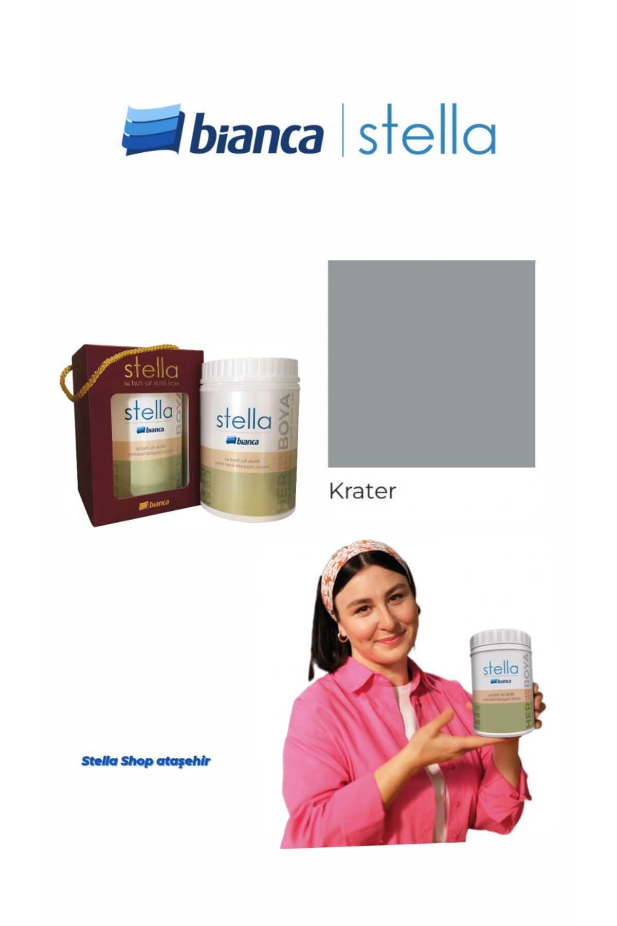 Bianca Stella Su Bazlı Saf Akrilik Boya 500ml - Krater