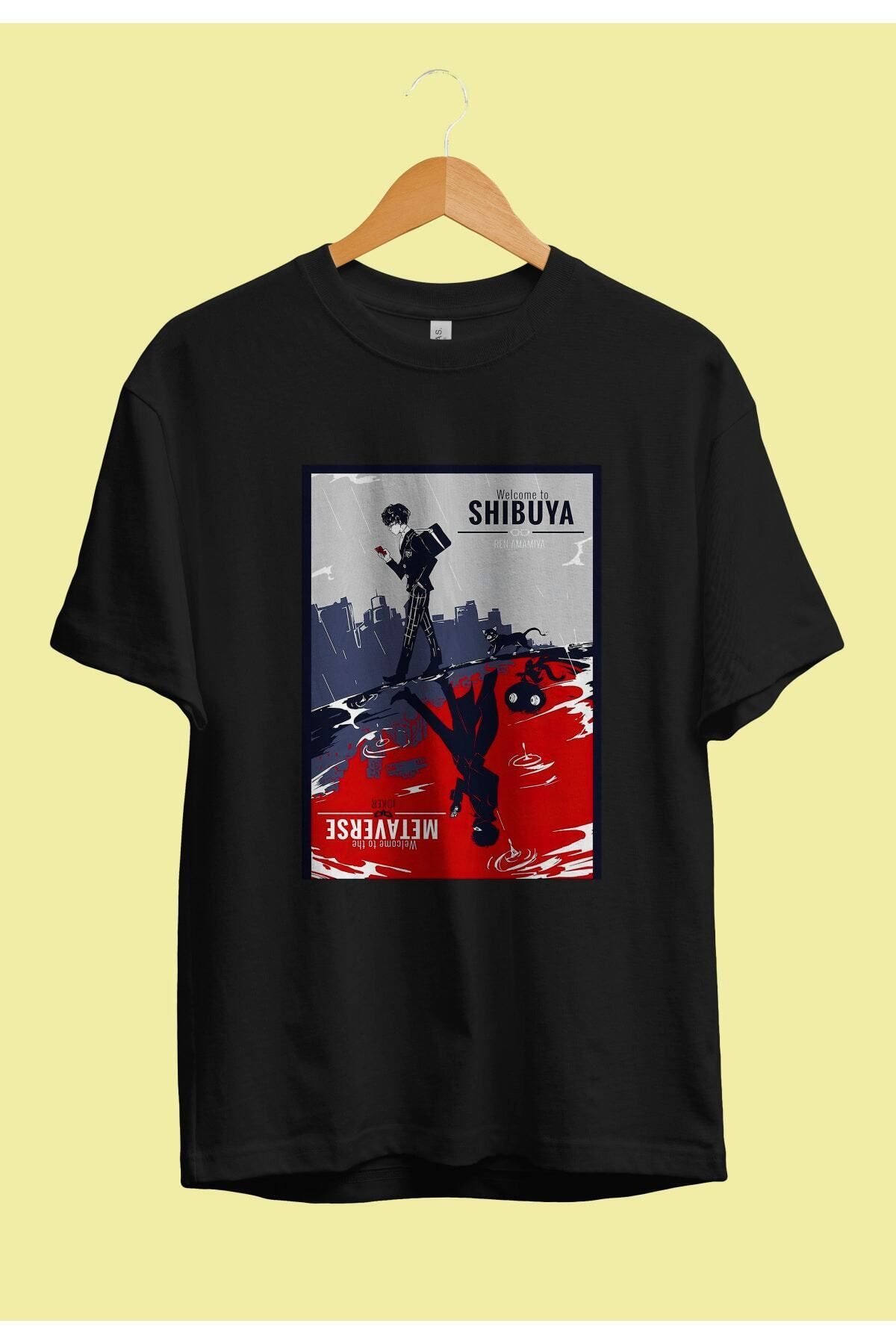 FULL TOLERANCE Tricou Supradimensionat Megami Tensei Ren Amamiya (joker) Cu Design Special Anime Unisex - L