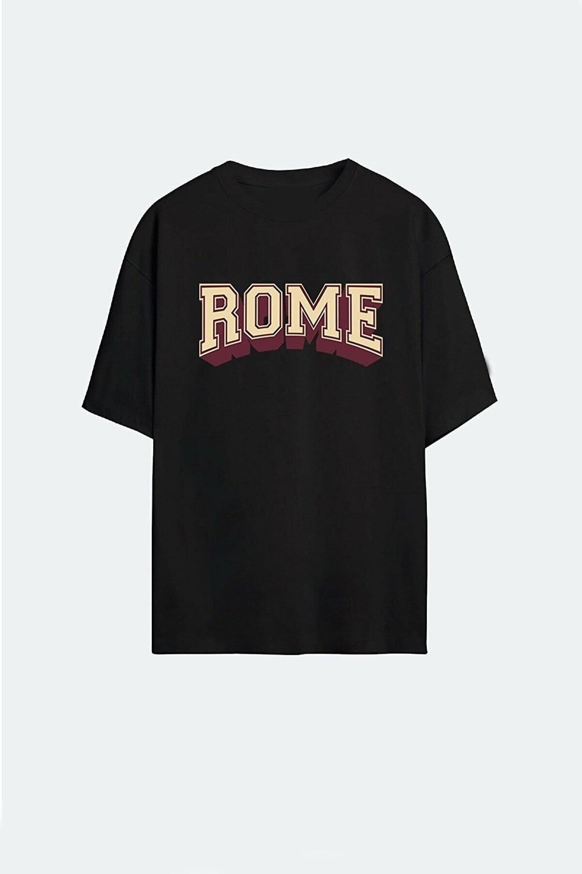 FULL TOLERANCE Tricou Imprimat Roma Design Țesătură De Calitate Premium Unisex - L