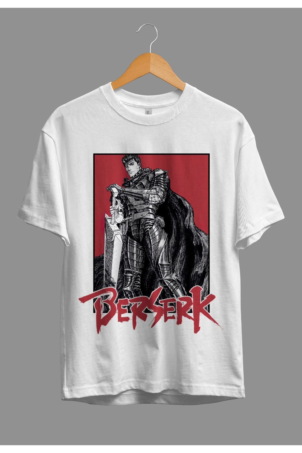 FULL TOLERANCE Tricou Oversize Berserk Guts (armură Întunecată) Cu Personaje Anime Imprimate Cu Design Special Unisex - M
