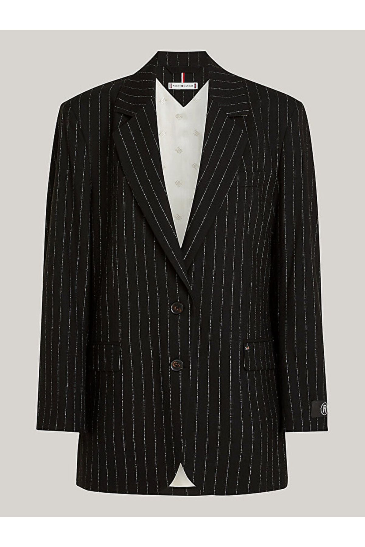 Tommy hilfiger black best sale blazer
