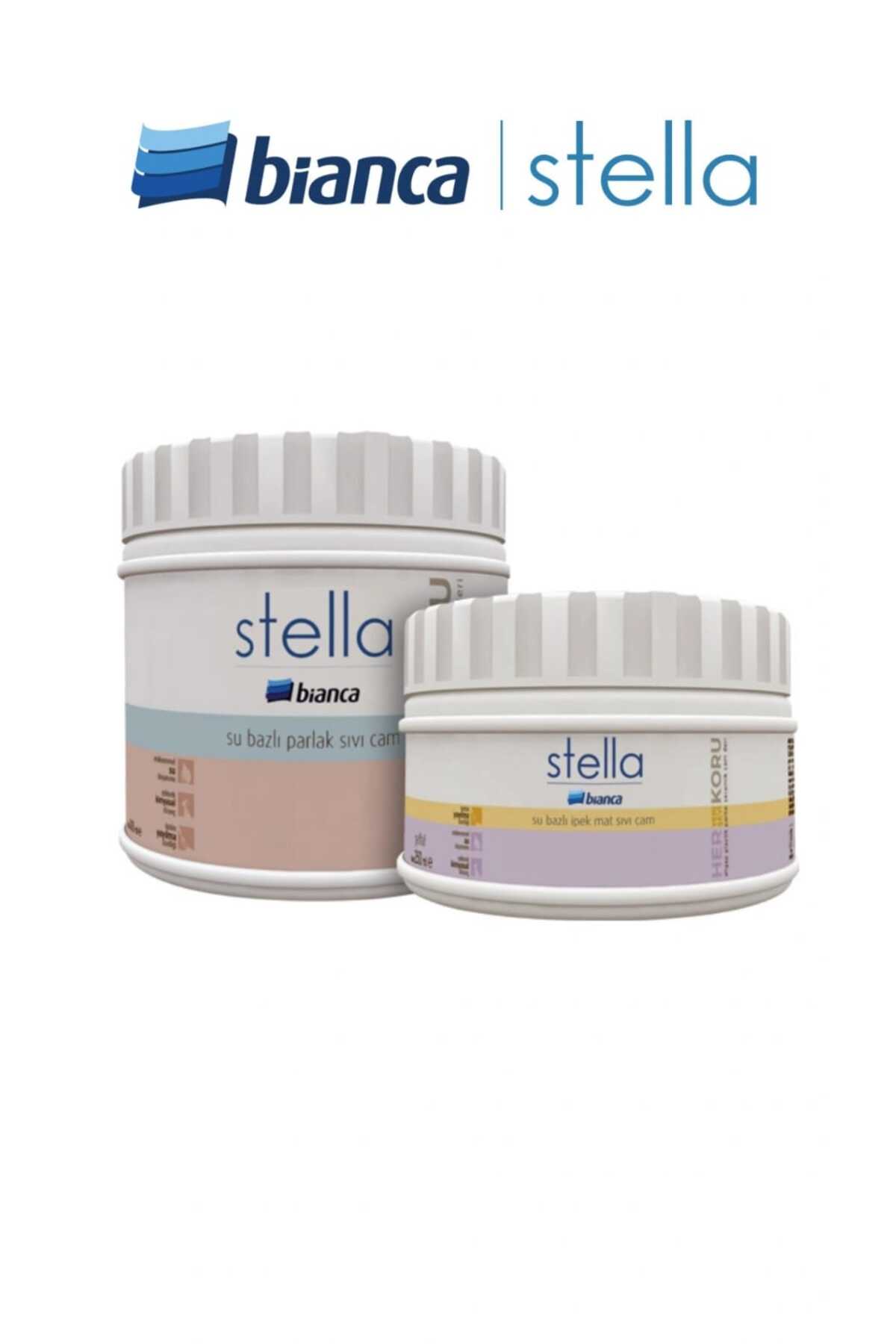 Bianca Stella Su Bazlı Sıvı Cam 250ml - Parlak