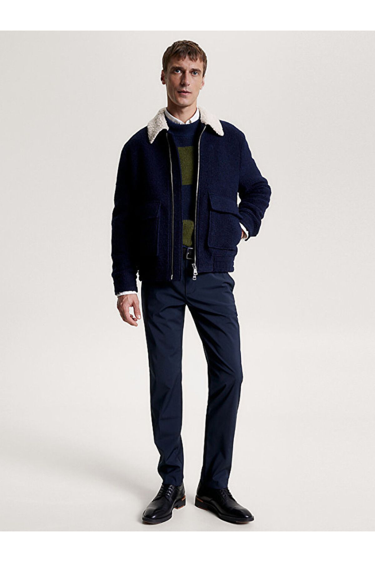 Tommy hilfiger sherpa bomber sales