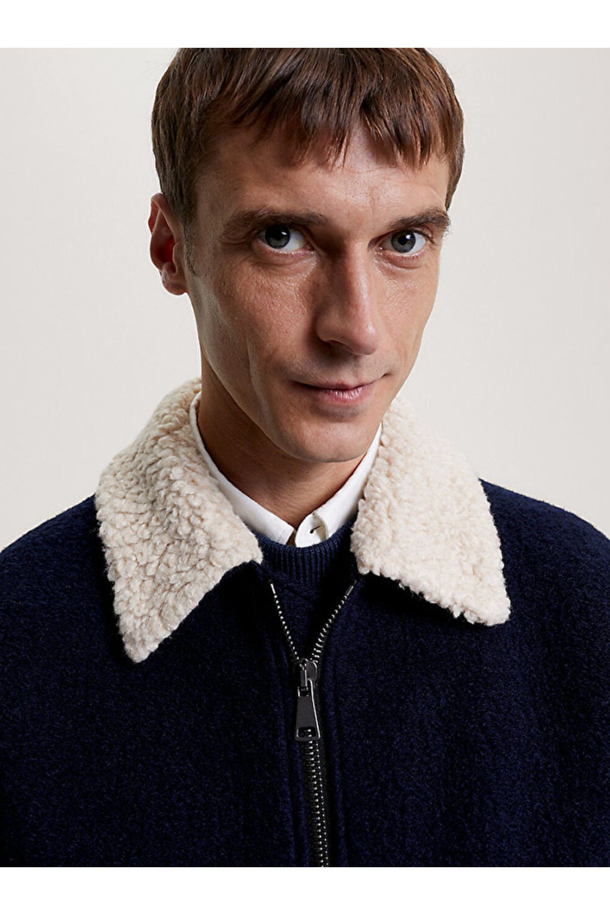 Tommy hilfiger sherpa bomber sales