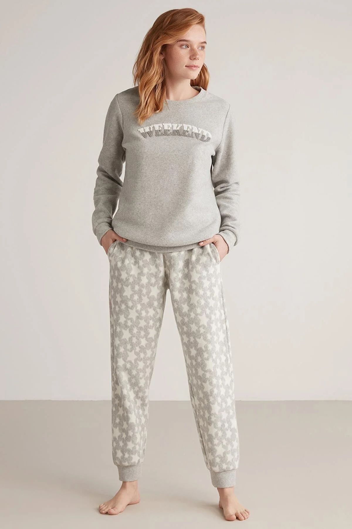 Catherines CATHER NES ZERO COLLAR COTTON FLEECE SOFT TEXTURED