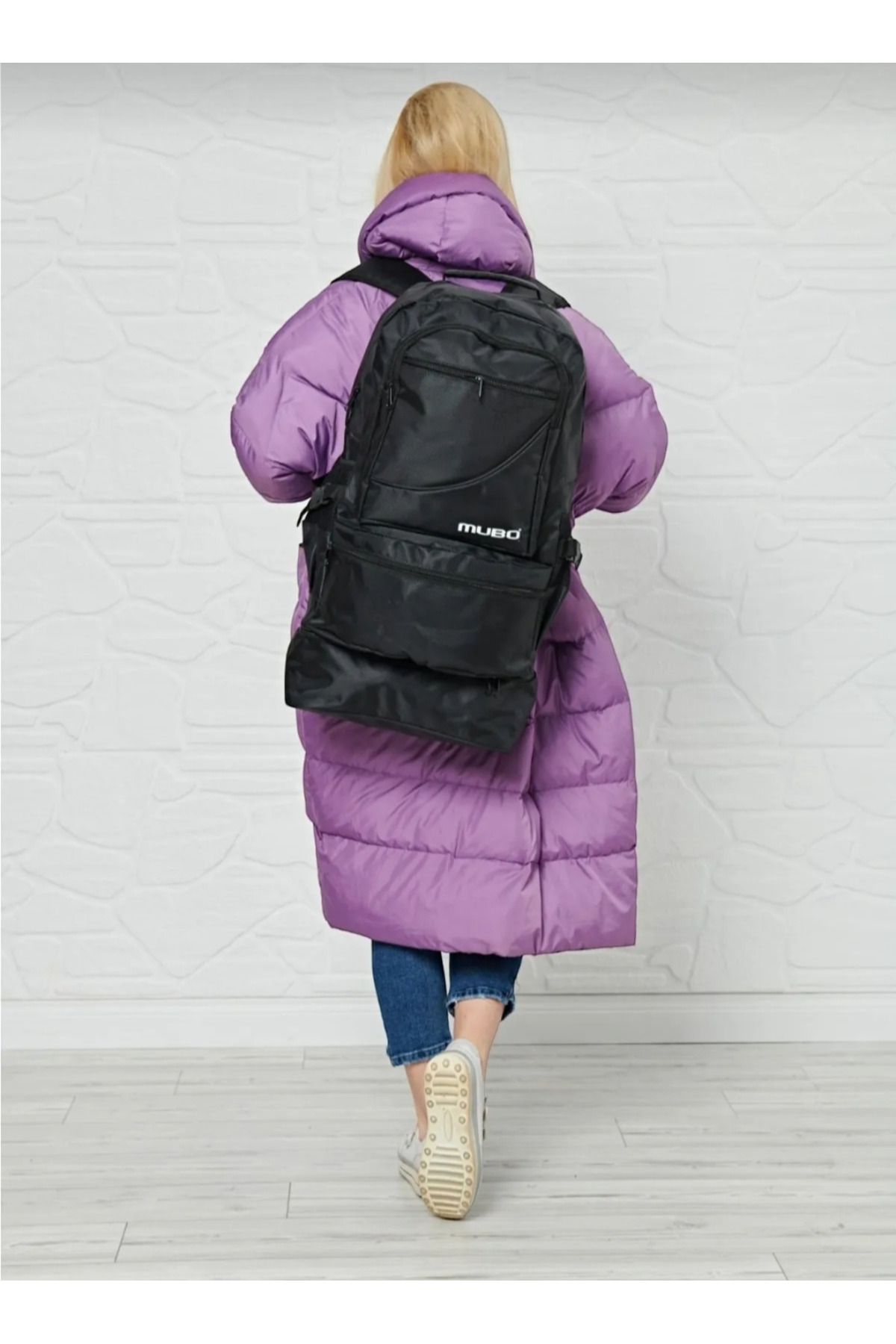 کوله پشتی زنانه مشکی İthal | mbrdrçnt اورجینال - تصویر 3