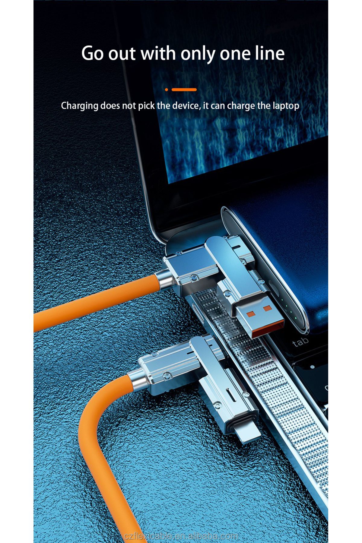 Deppo Trend-Type-C Type-C Type-C Lightning Usb Type-C Usb Lightning 120w 6A Turbo شحن سريع وكابل بيانات 5