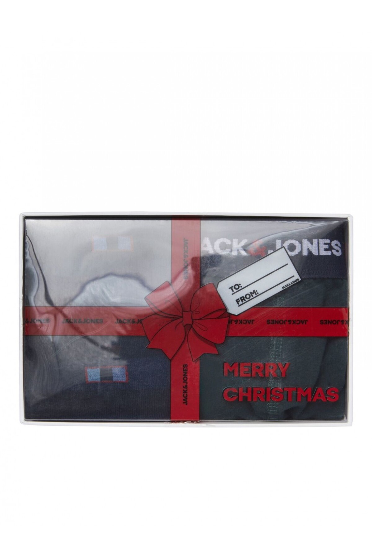 جک اند جونز بسته جوراب باکسر JACDNA LOGO GIFTBOX