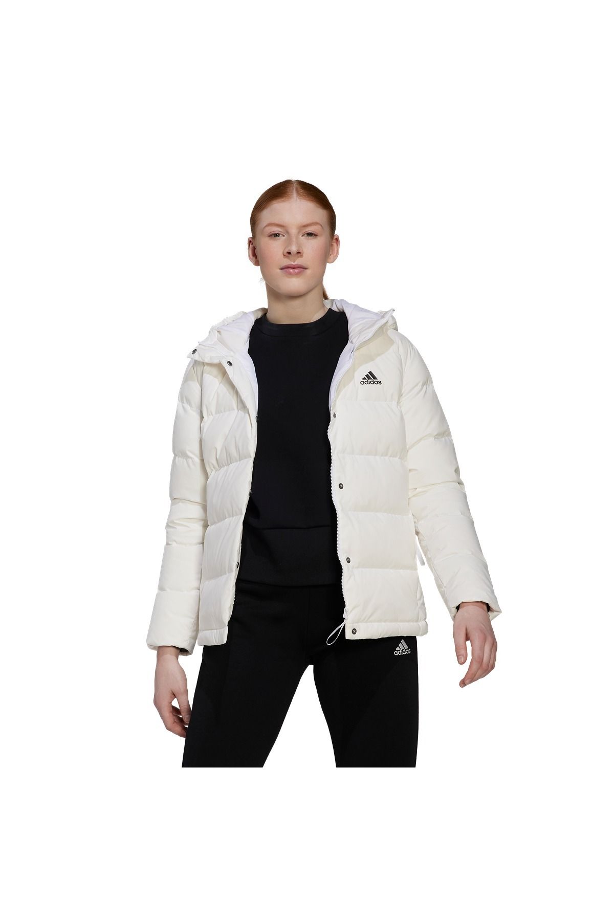 Adidas white puffer jacket cheap