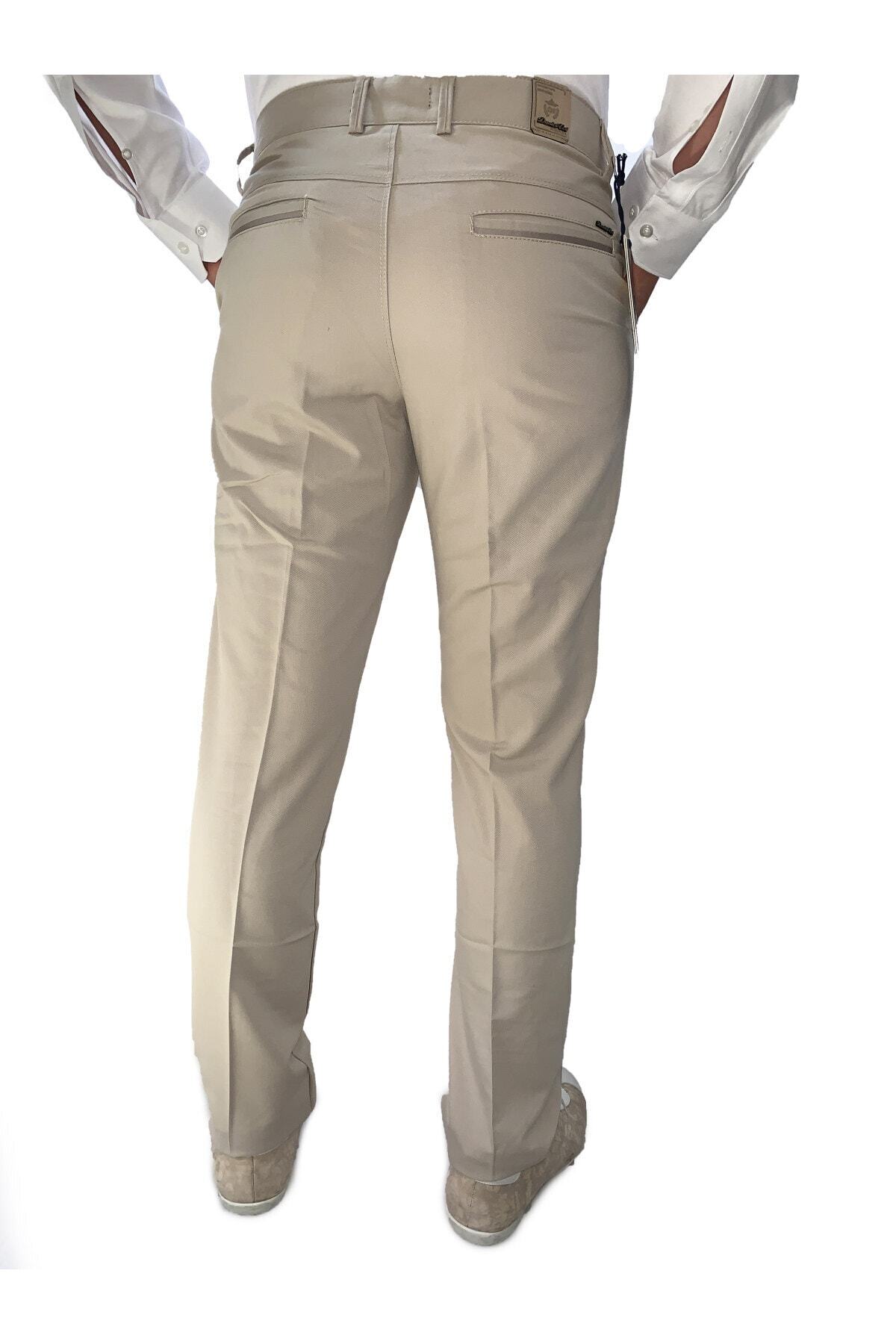 شلوار مردانه بژ Daniel Voi | 18072 اورجینال - تصویر 3