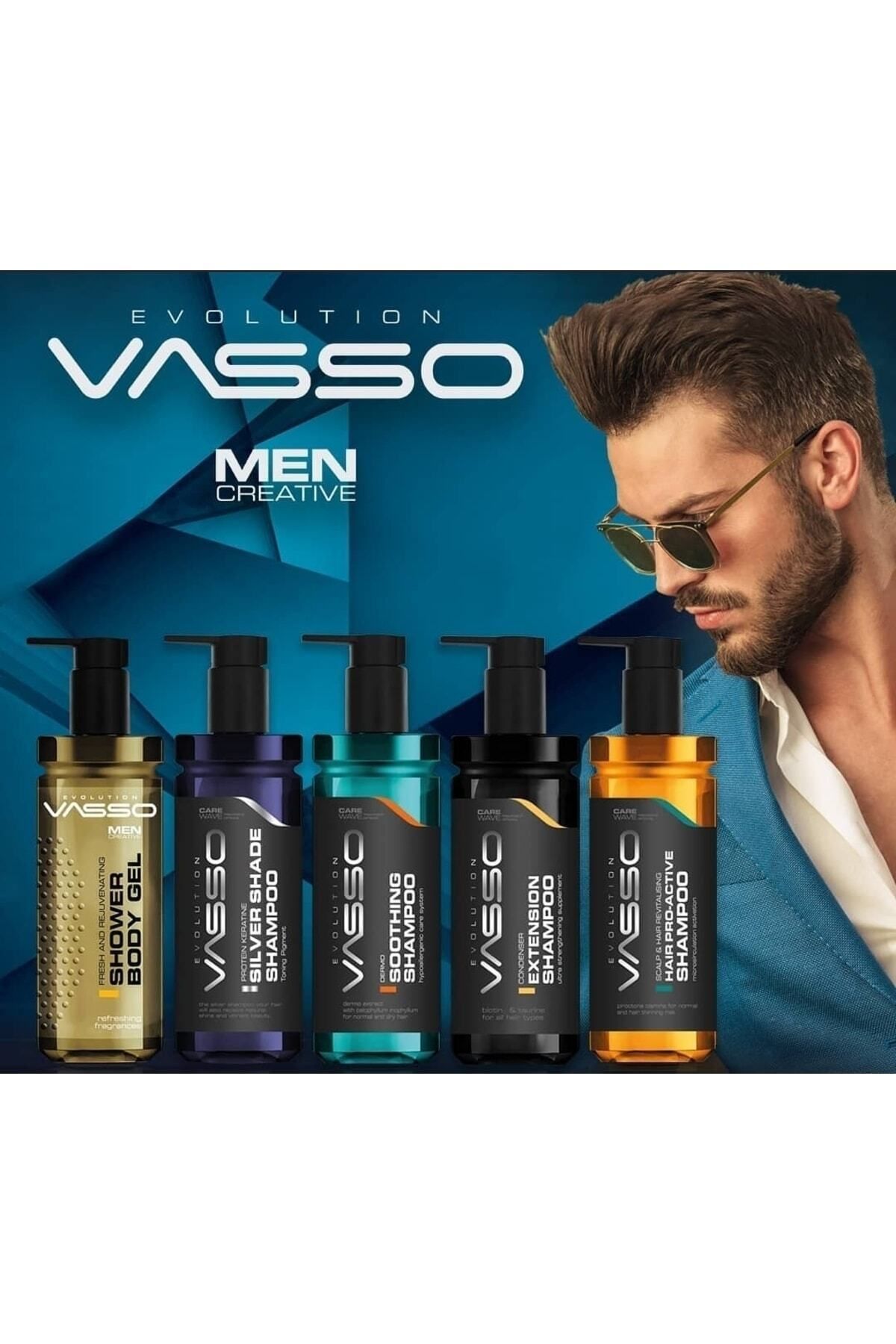 Vasso Men-Anti-Dandruff Effective Care Against Dandruff Shampoo Dermo Shampoo 370 ml 4