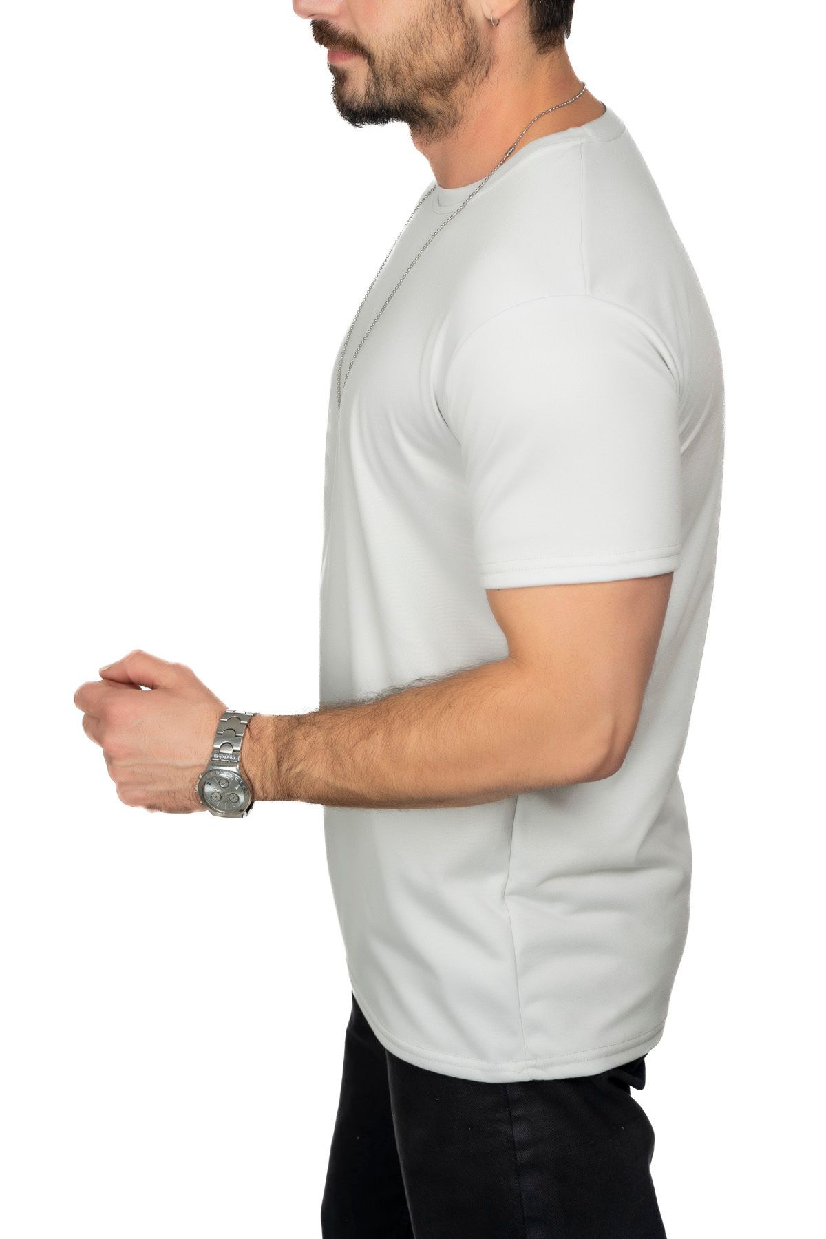 MAXI DRY-Tricou pentru bărbați anti-transpirație excesivă, rezistent la scurgeri - gât rotund - transpirație reflex, termic 2