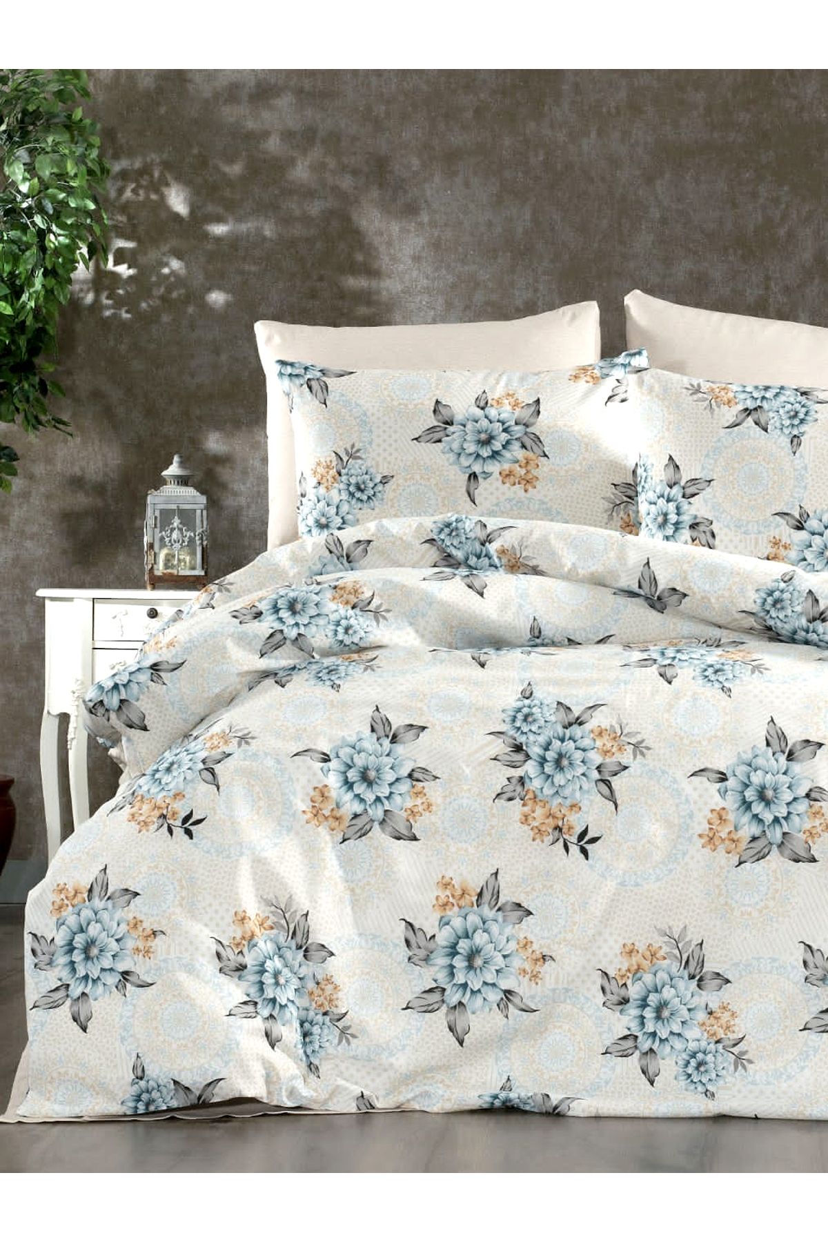 CAQQA-Dora Double Duvet Cover Set with Elastic Sheets 1