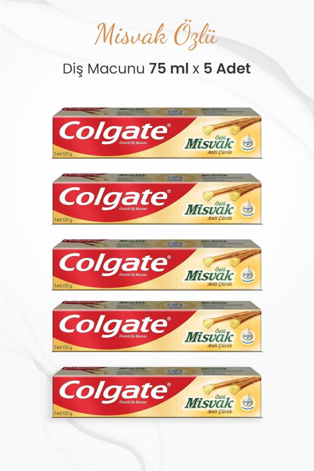 Colgate-معجون أسنان بخلاصة ميسفاك 75 مل × 5 قطع 1