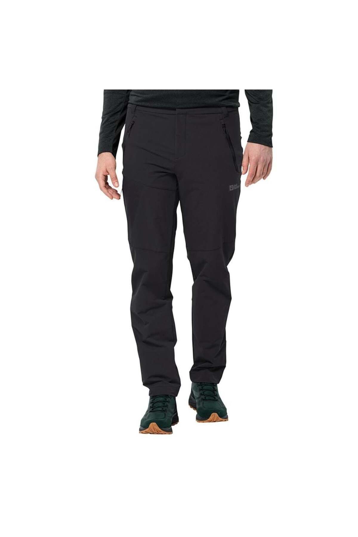 شلوار مشکی مردانه زمستانی گلاستال Jack Wolfskin