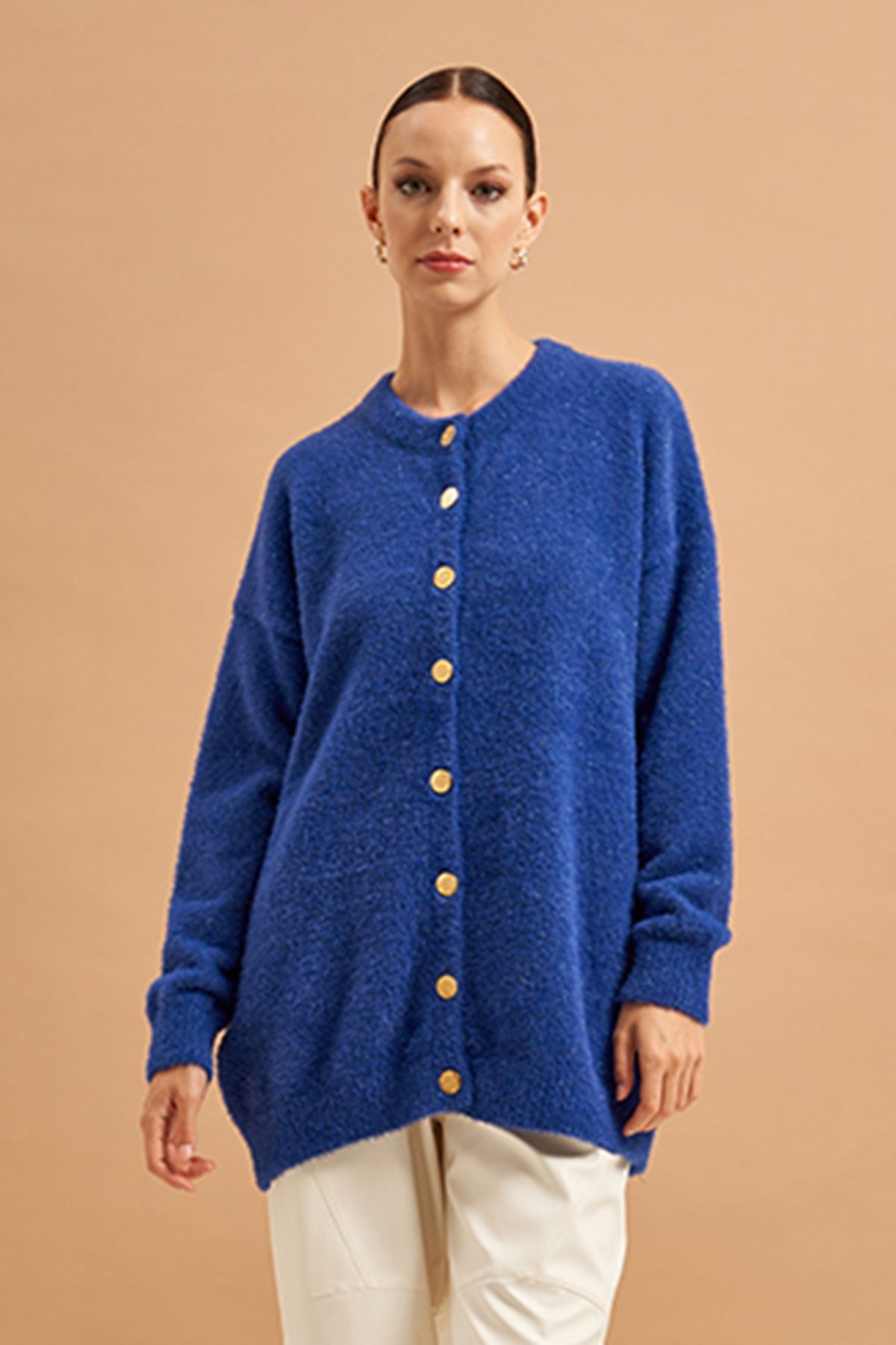 Angora wool cardigan clearance