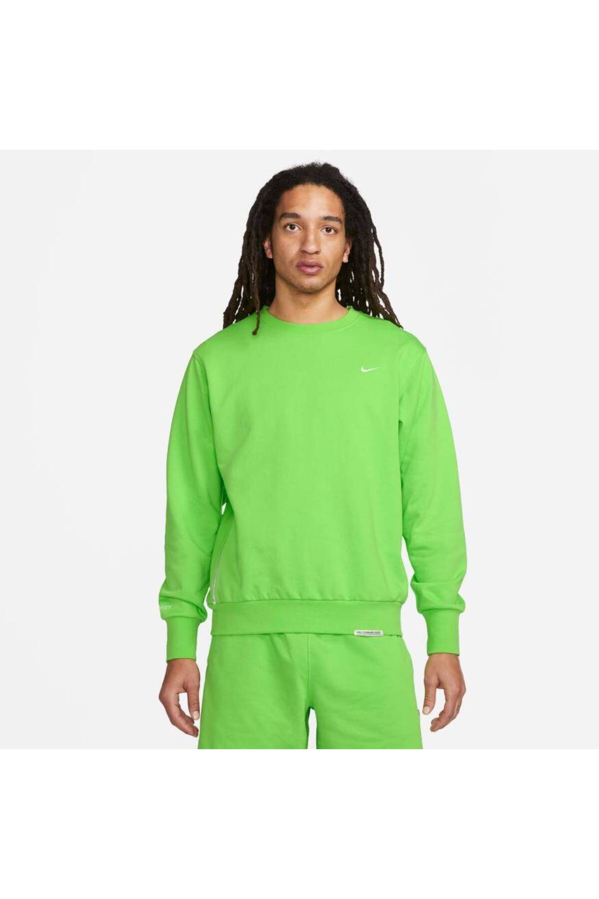 سویشرت سبز مردانه Dri Fit Crew مدل DQ5820-313 نایکی سویشرت Nike