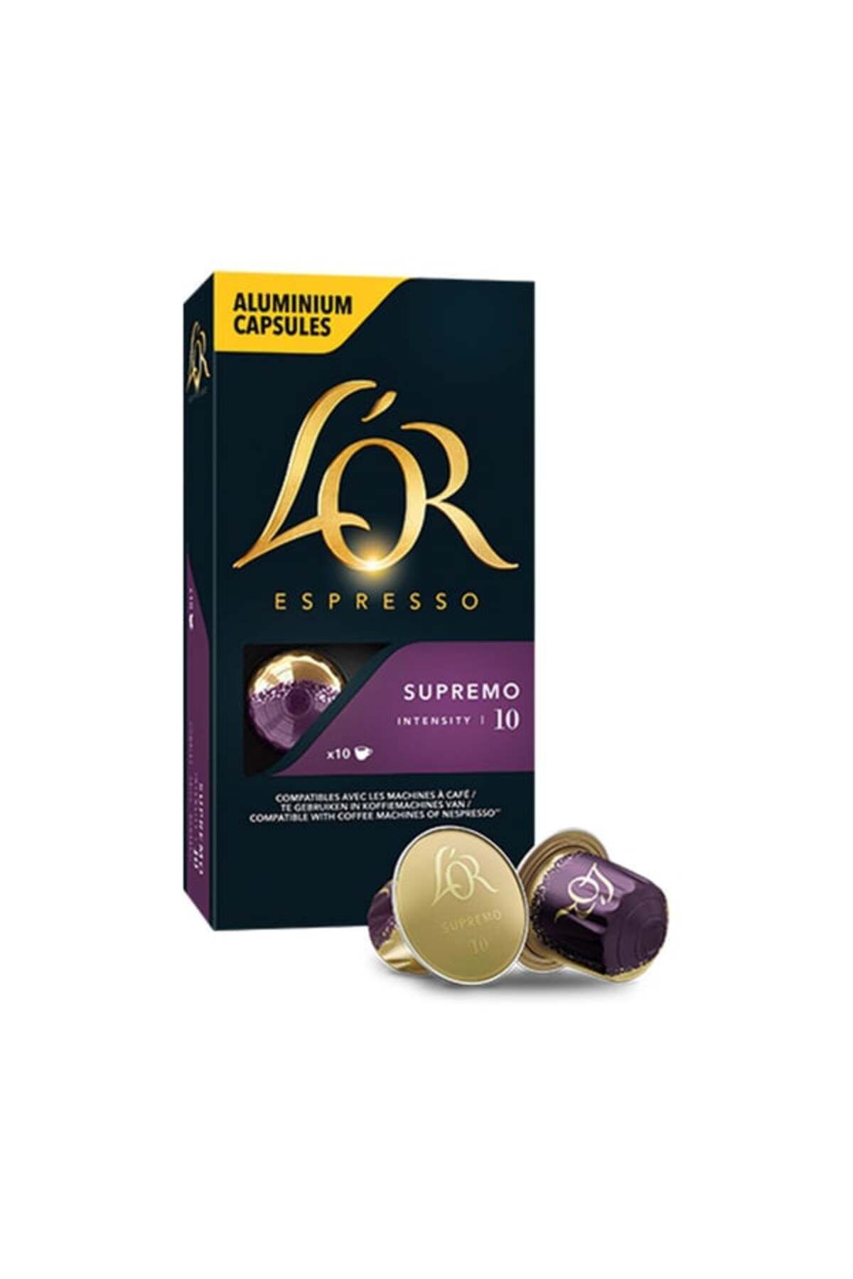 L'OR-Espresso 10 Supremo 10-pack Nespresso Compatible Coffee Capsule 1