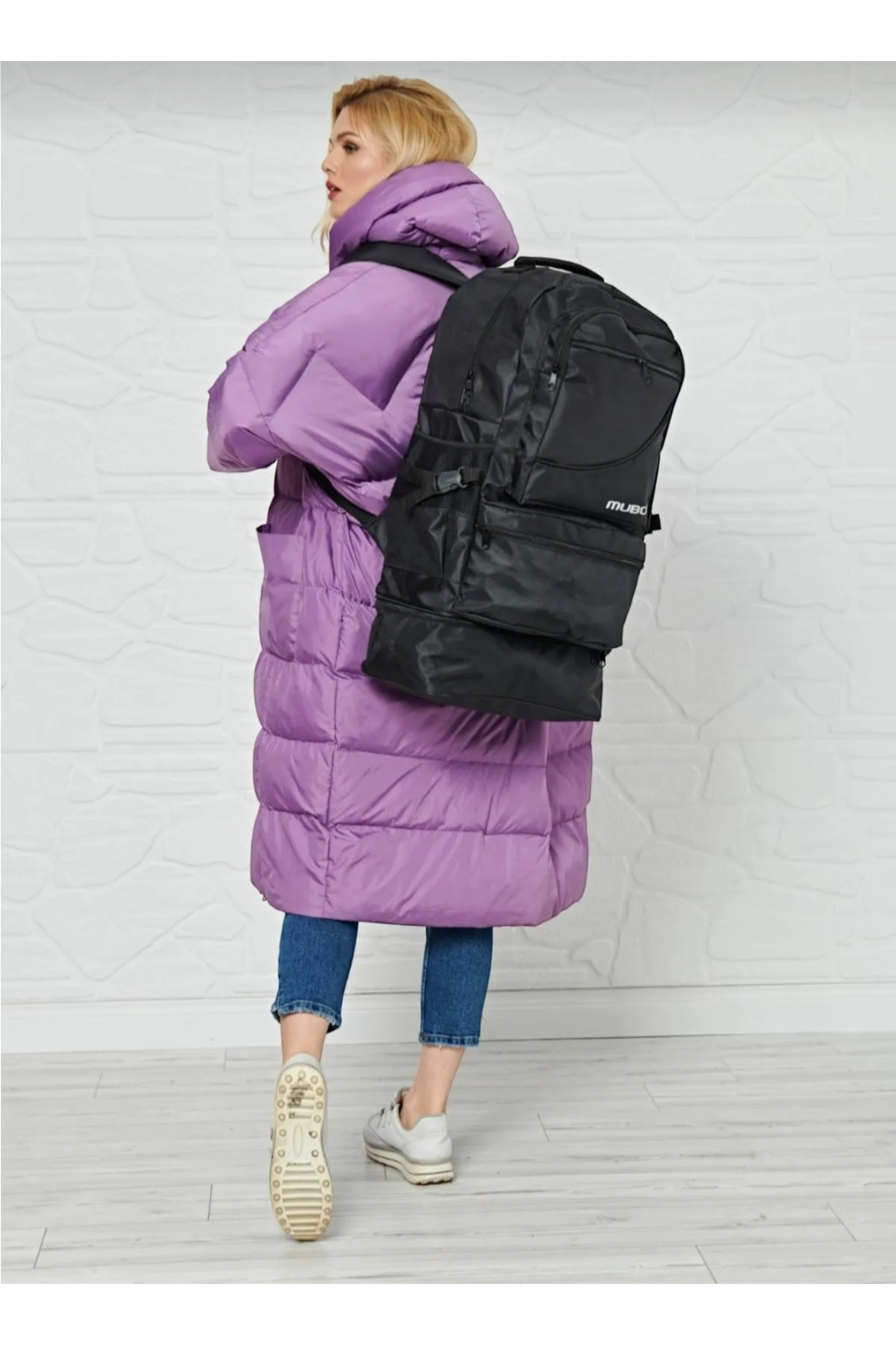 کوله پشتی زنانه مشکی İthal | mbrdrçnt اورجینال - تصویر 2