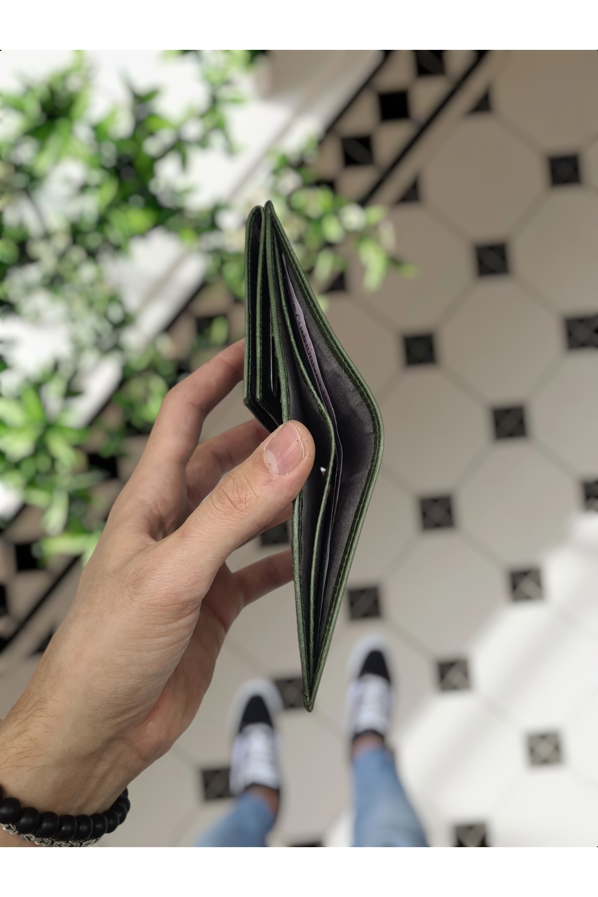 کیف پول مردانه سبز Visso leather | 114 yeşil Granda اورجینال - تصویر 7