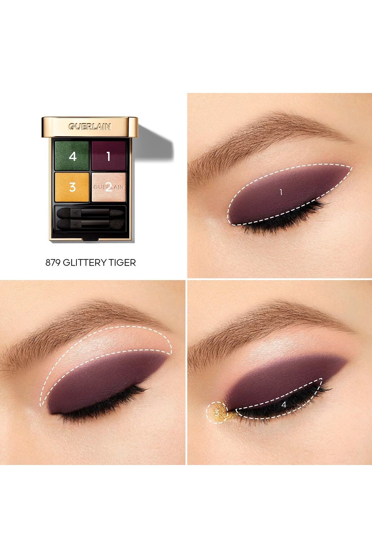 Ombres G-Eyeshadow ترکیبی از رنگ های پیچیده و پرینت های حیوانی فوق العاده Guerlain