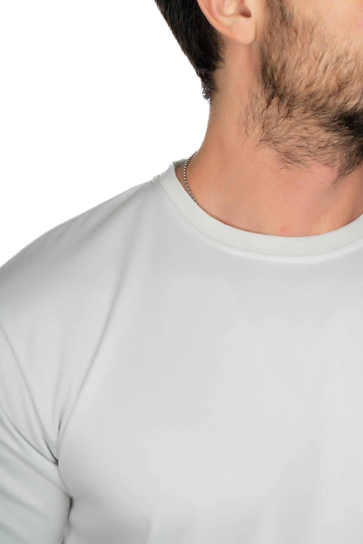 MAXI DRY-Tricou pentru bărbați anti-transpirație excesivă, rezistent la scurgeri - gât rotund - transpirație reflex, termic 4