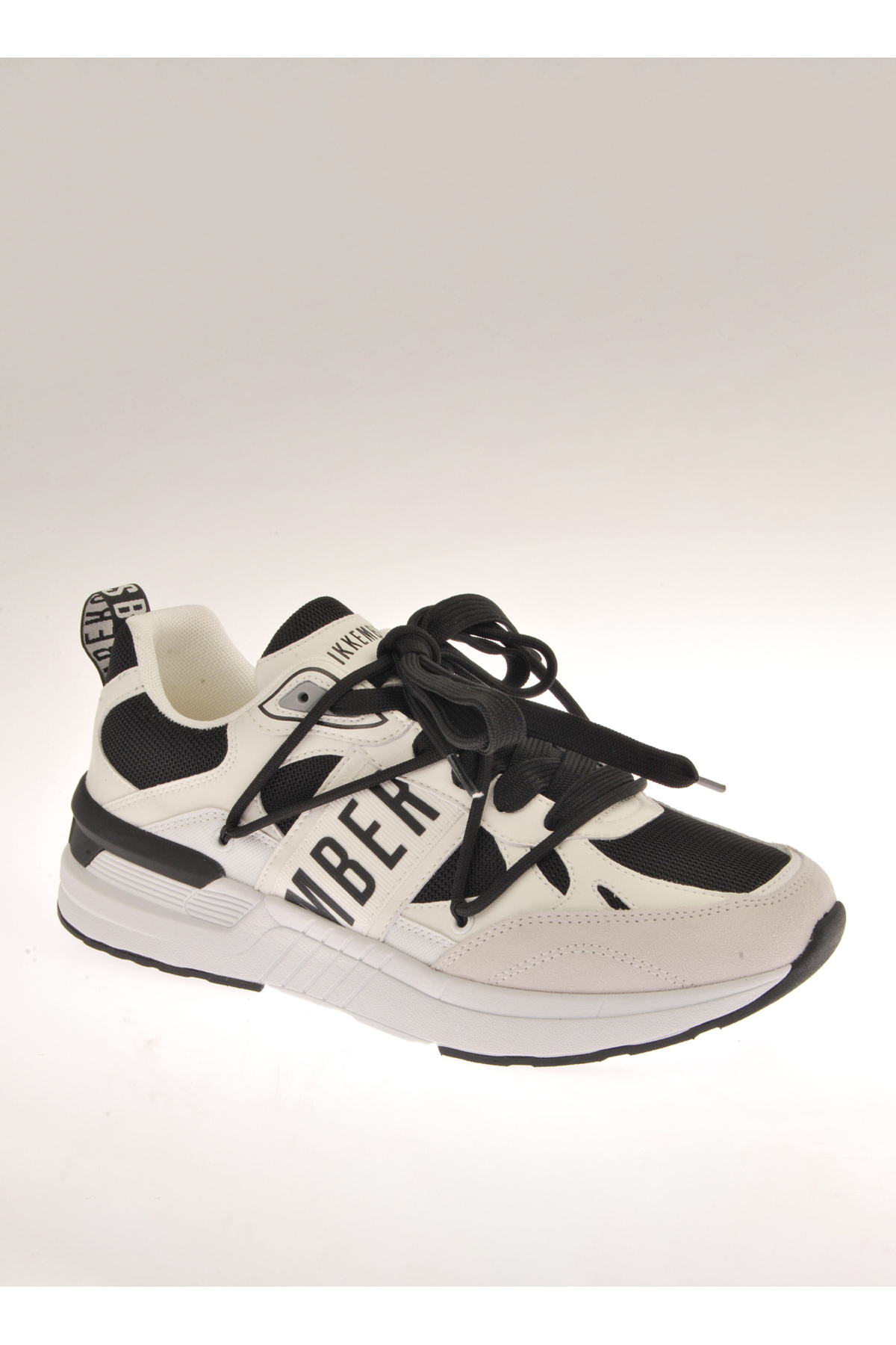 Bikkembergs Sneaker Gregg Slip-On Uomo, Pelle Naturale E Tessuto, Suola Bianca, Comode E Basse, Taglie Normali