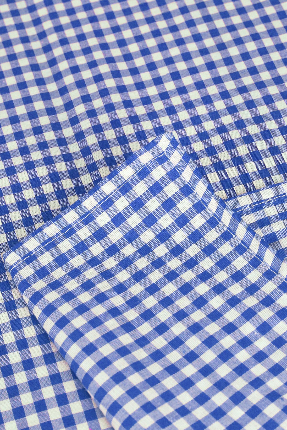 Soft Kare-Small Square Pattern Gingham Tablecloth, Table Cloth, Picnic Mat 4