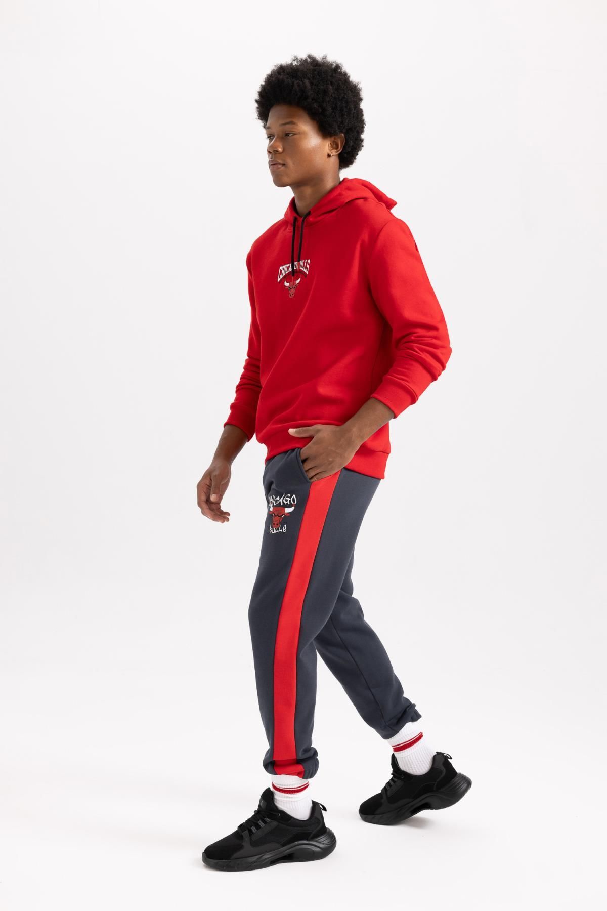 DeFactoFit NBA Chicago Bulls Standard Fit Jogger