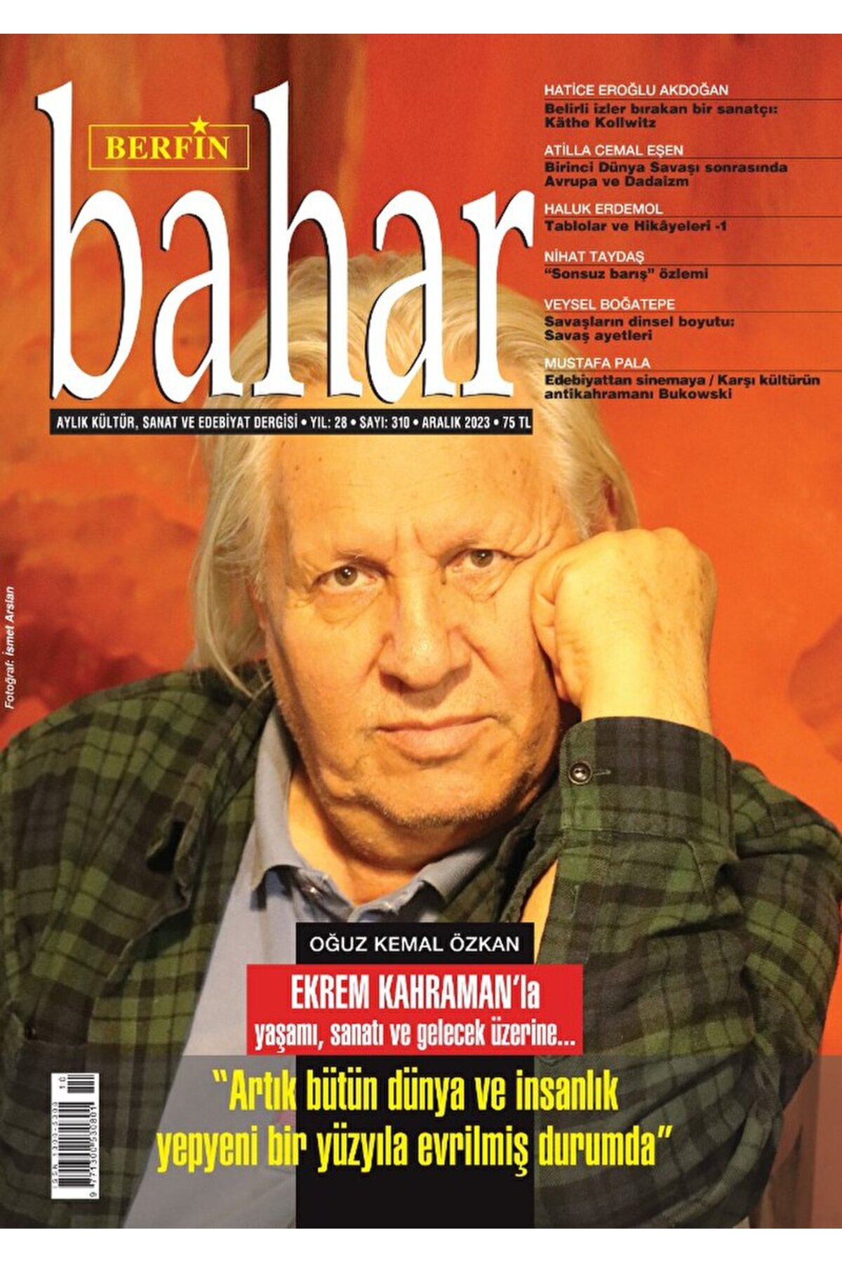 Berfin Bahar Aylık Kültür Sanat ve Edebiyat Dergisi Sayı: 310 Aralık 2023 / 4440000004101