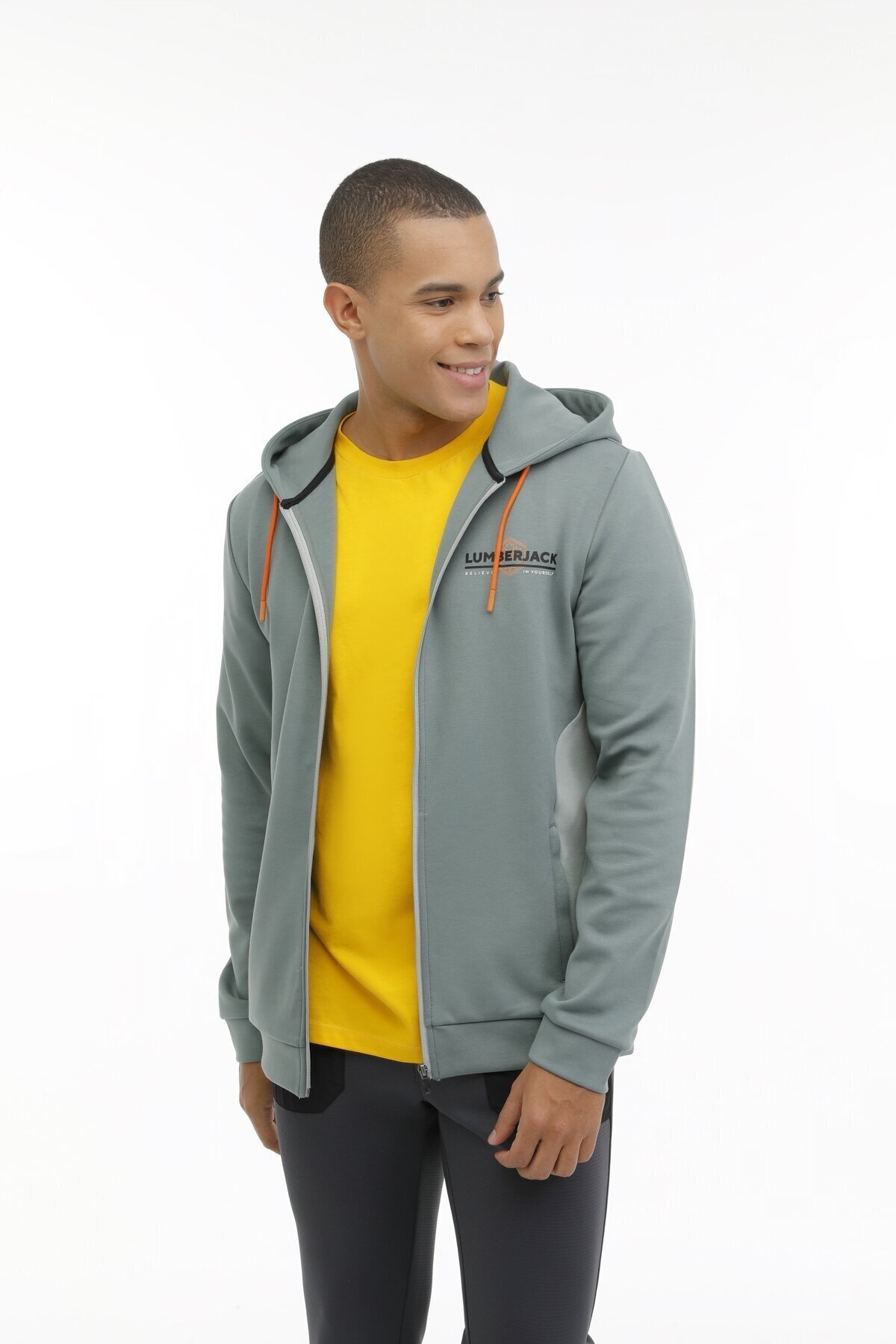 شلوار گرمکن مردانه سبز لامبرجک | ML MADRID-C 18TY604 3PR اورجینال - تصویر 7