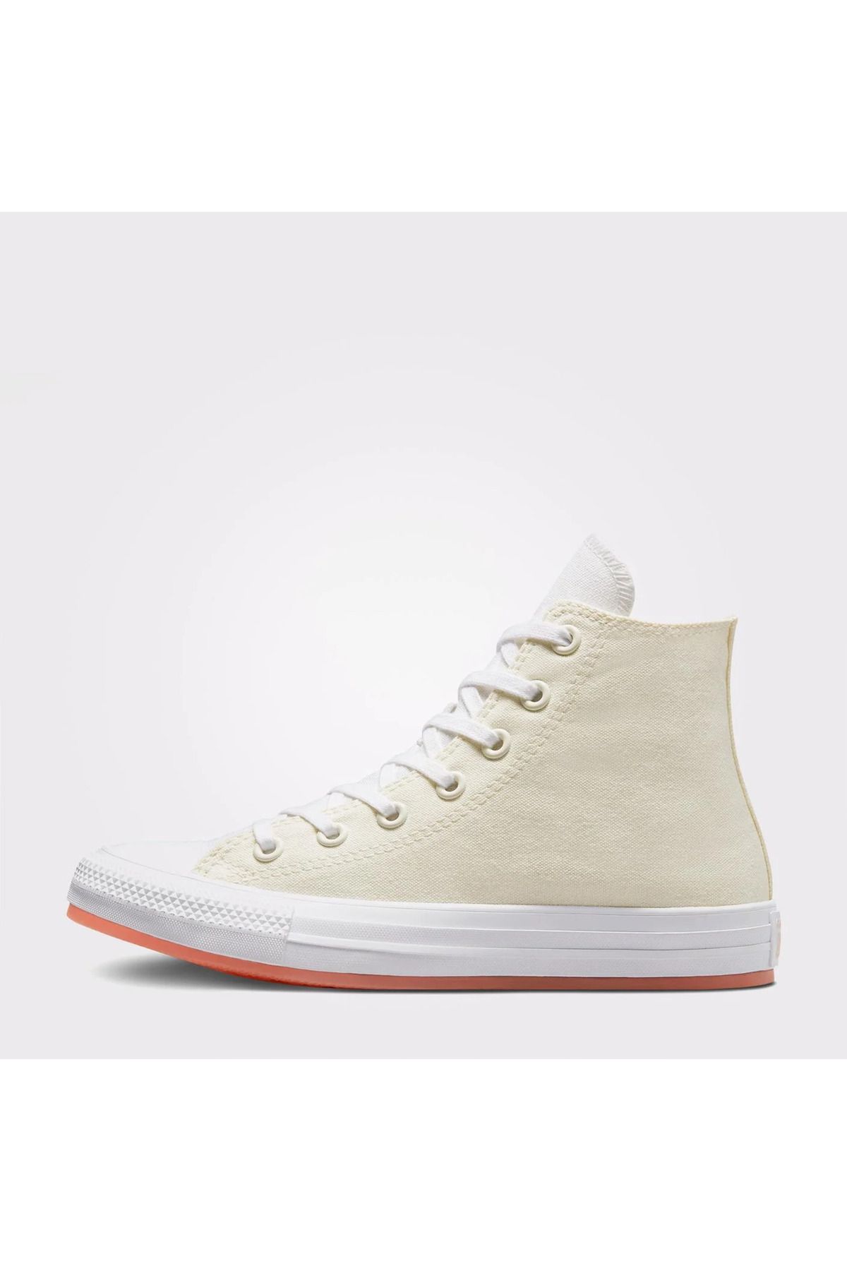 Cream top converse womens