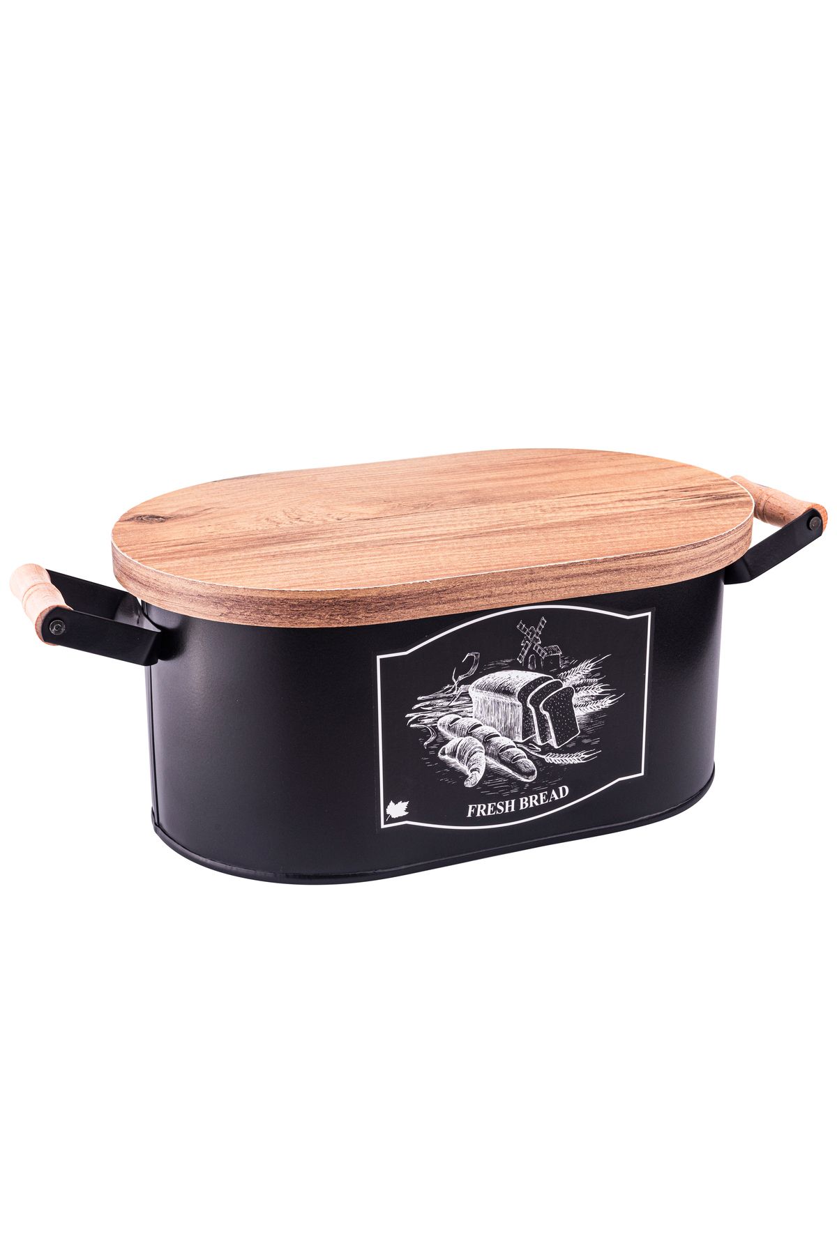 Taşev-Sonata - Bread Box with Cutting Board Lid 3