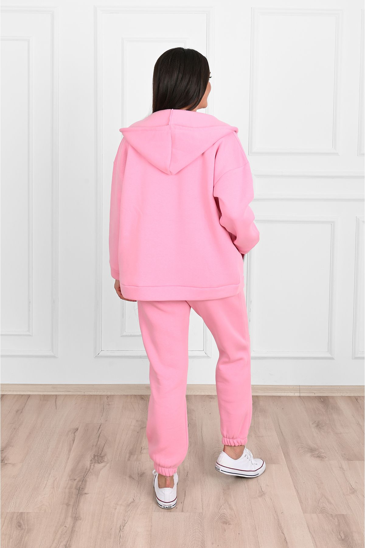 Pink sweatsuit hot sale set