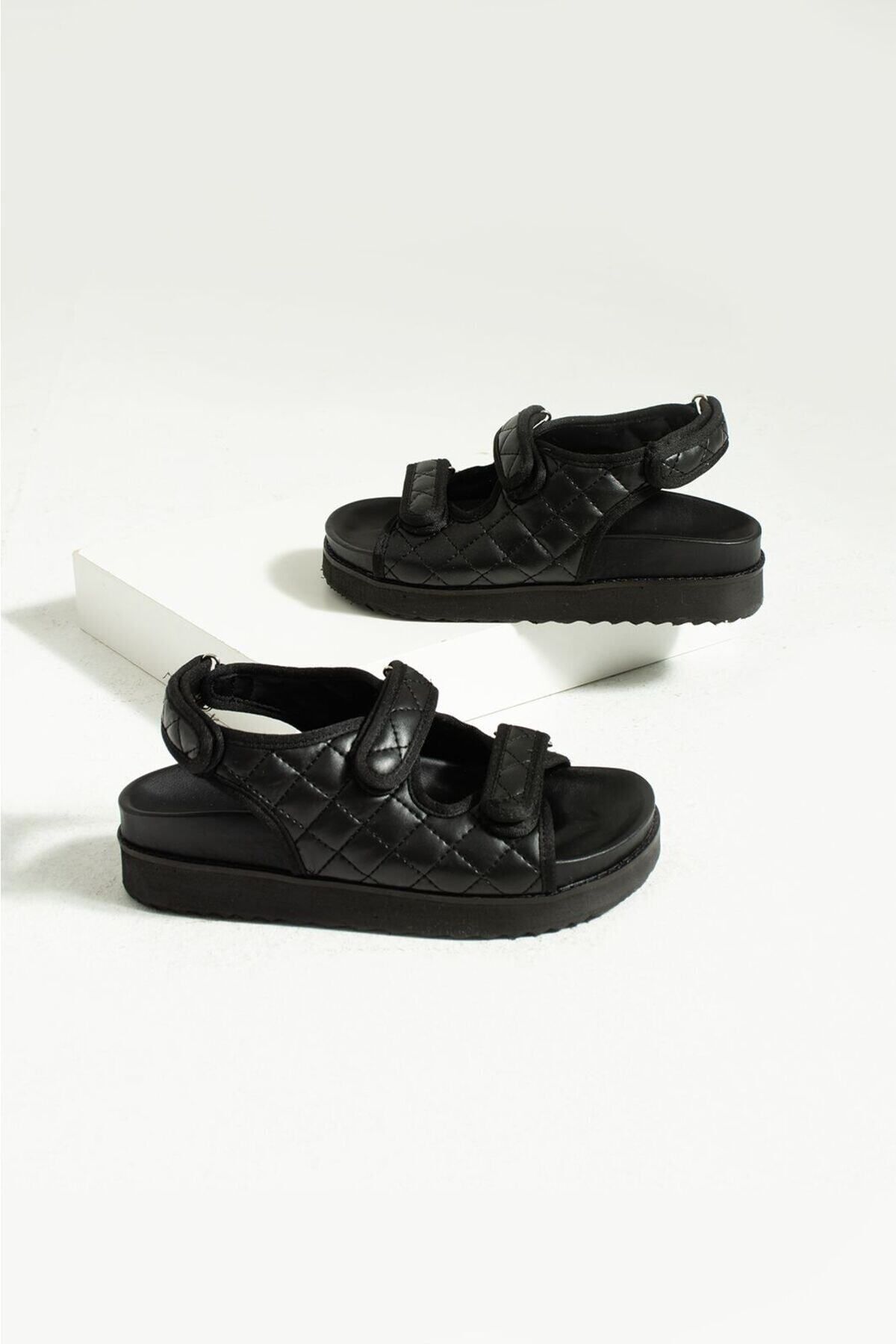 River island quilted 2025 sandals