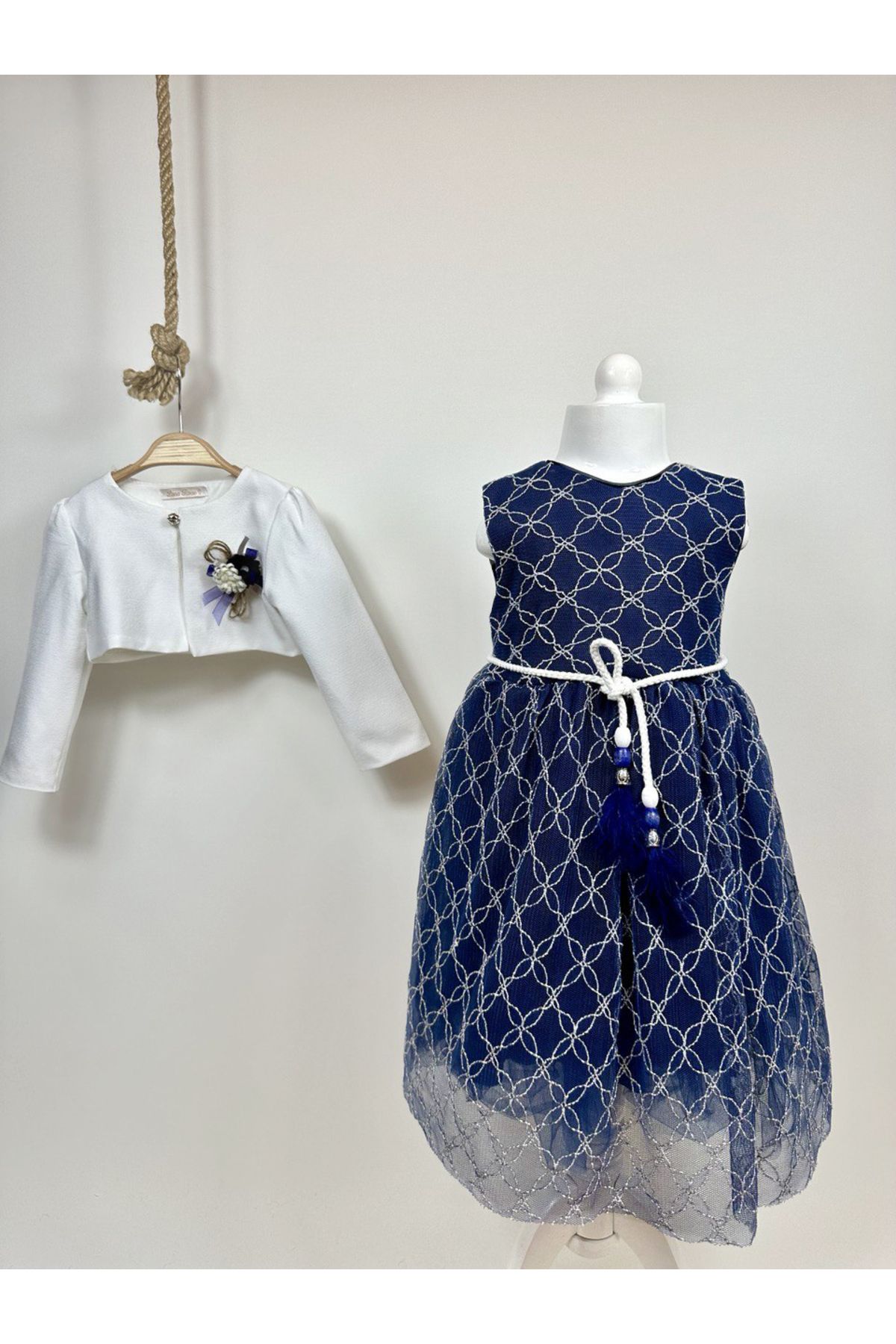 Zuff Baby Dress Dark blue Jile Trendyol