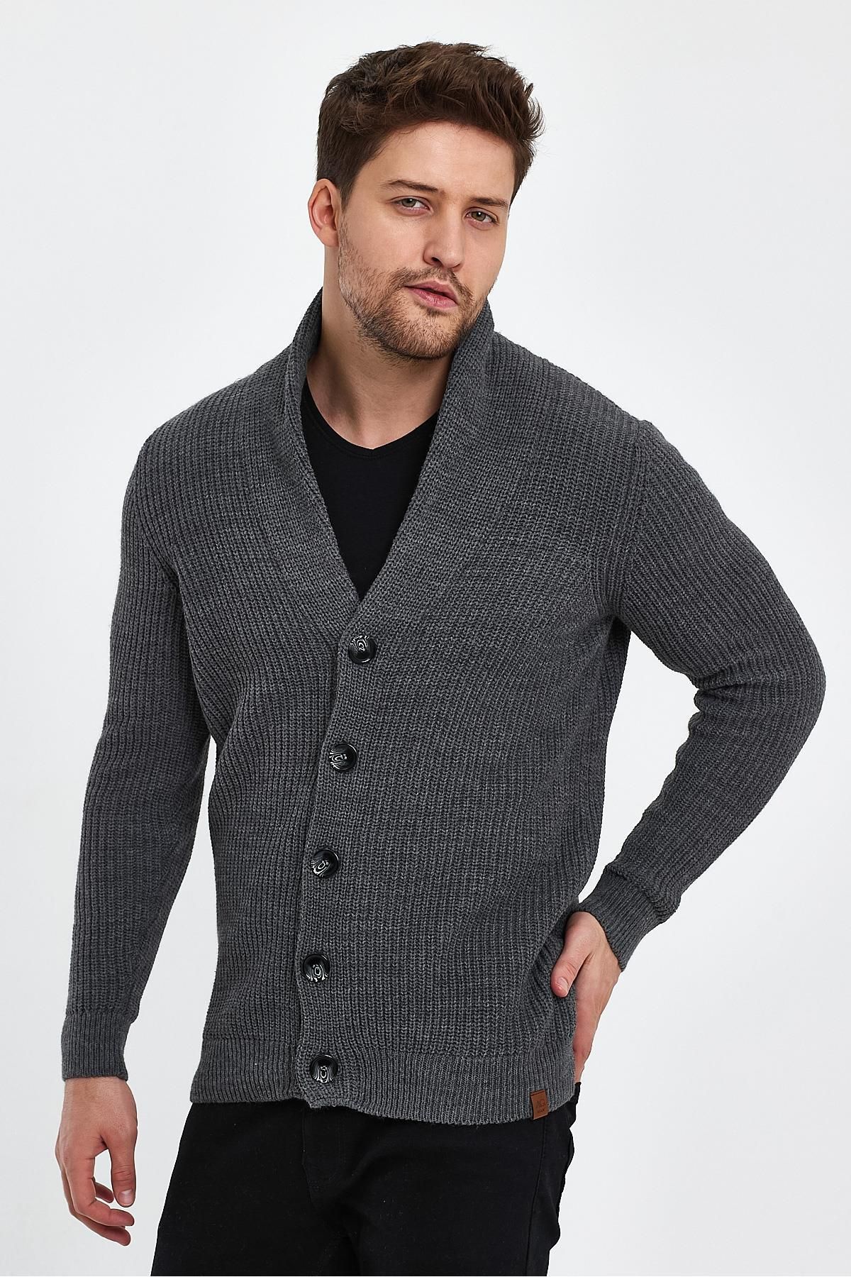 ALEXANDERGARDI-BUTTONED CYCLANIC KNITTED CARDIGAN (E23-6705) 4