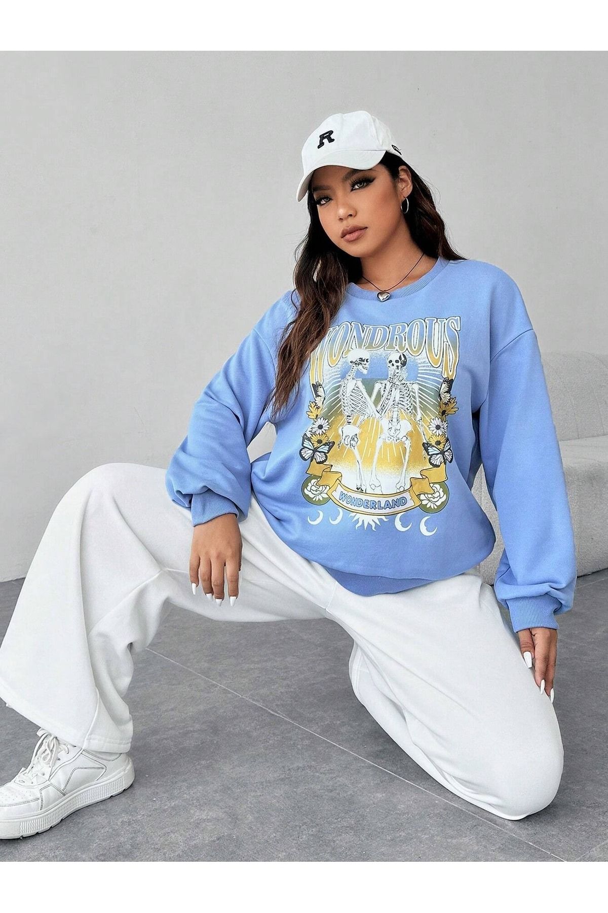Skeleton sweatshirt and sweatpants sales