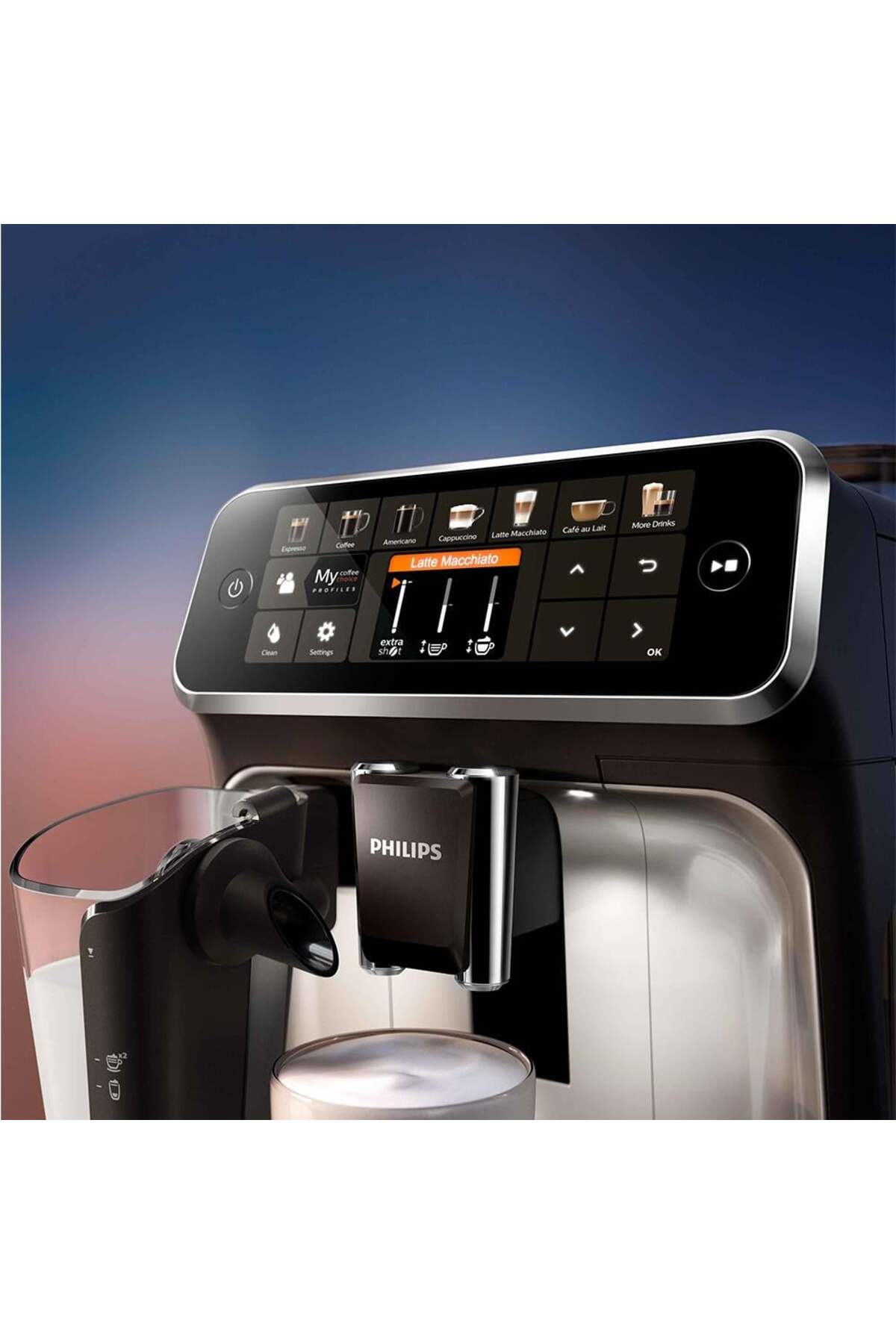 Ep5447 ,15 Bar, 12 Lezzetli Kahve Mükemmel Sıcaklık ve Aroma Tam Otomatik Kahve ve Espresso Makinesi 7