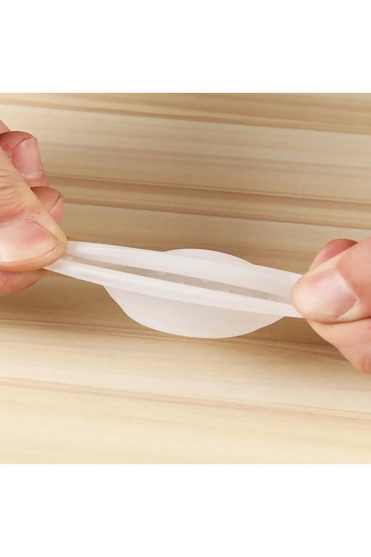 Genel Markalar 1 Adet Beyaz Silikon Masa Sandalye Koruyucu Kaydırmaz Zemin Ayak Altı Pabuç