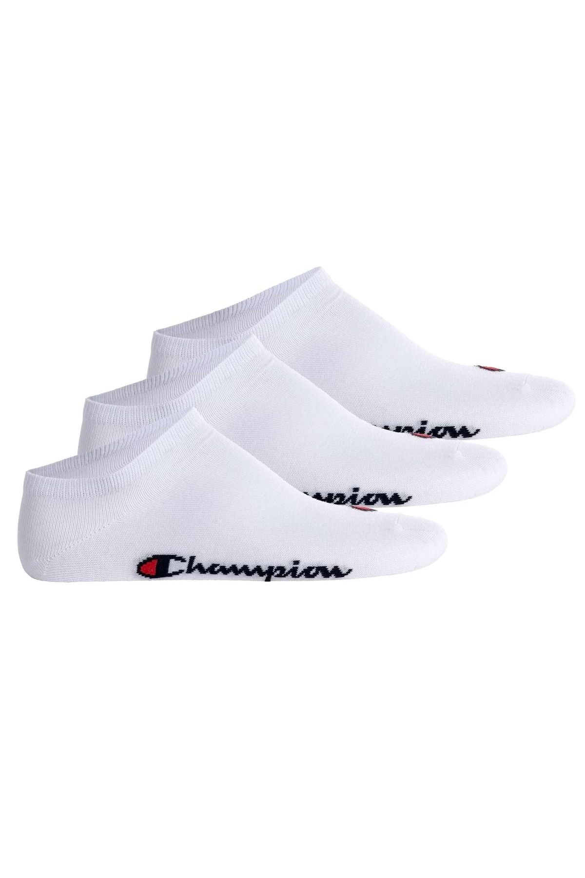 Champion Unisex Basic, 3er Socken, - Trendyol Logo Sneaker Socken - Pack Sneaker