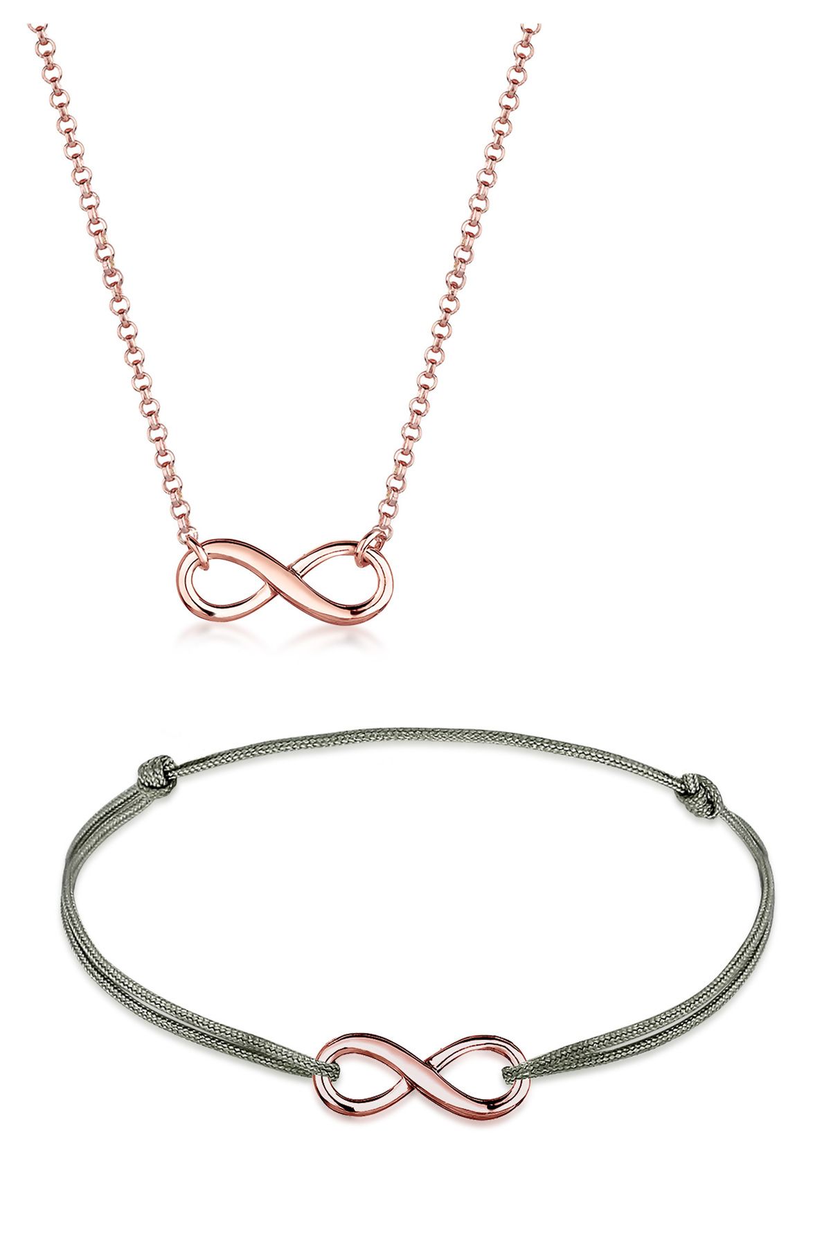ELLI-Schmuckset Infinity Unendlich Verbunden 925 Ayar Gümüş 1
