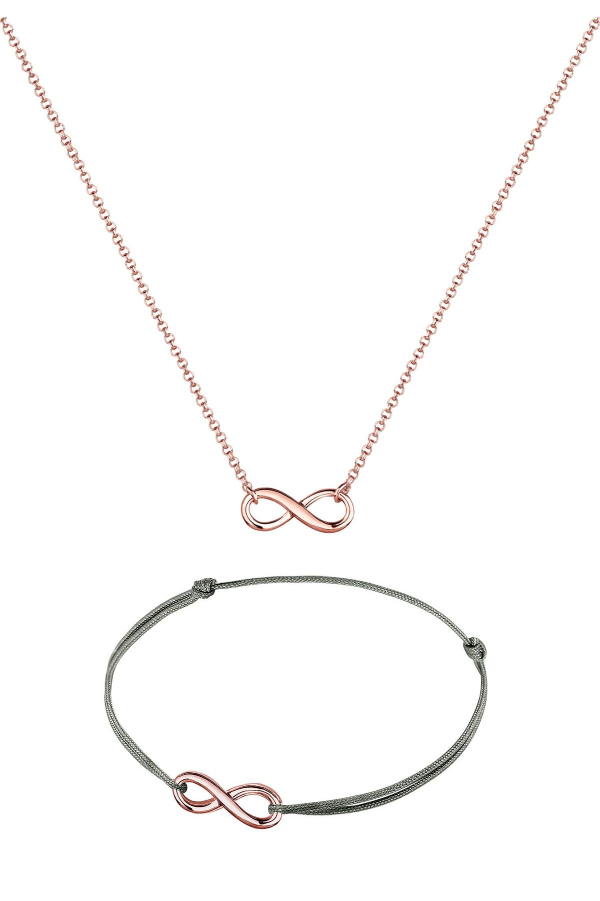 ELLI-Schmuckset Infinity Unendlich Verbunden 925 Ayar Gümüş 2