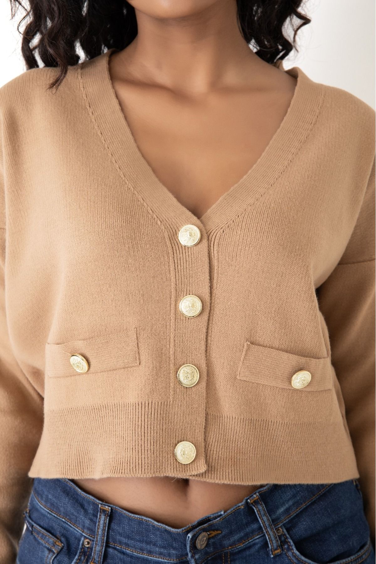 Denim & online co cardigan