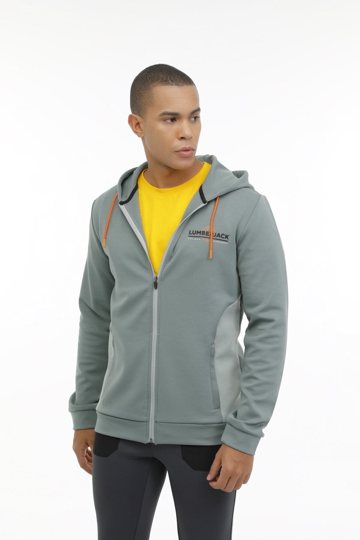 شلوار گرمکن مردانه سبز لامبرجک | ML MADRID-C 18TY604 3PR اورجینال - تصویر 6