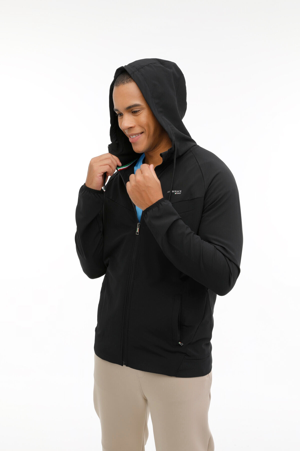 شلوار گرمکن مردانه مشکی لامبرجک | ML WODER 18WDR01 3PR اورجینال - تصویر 7