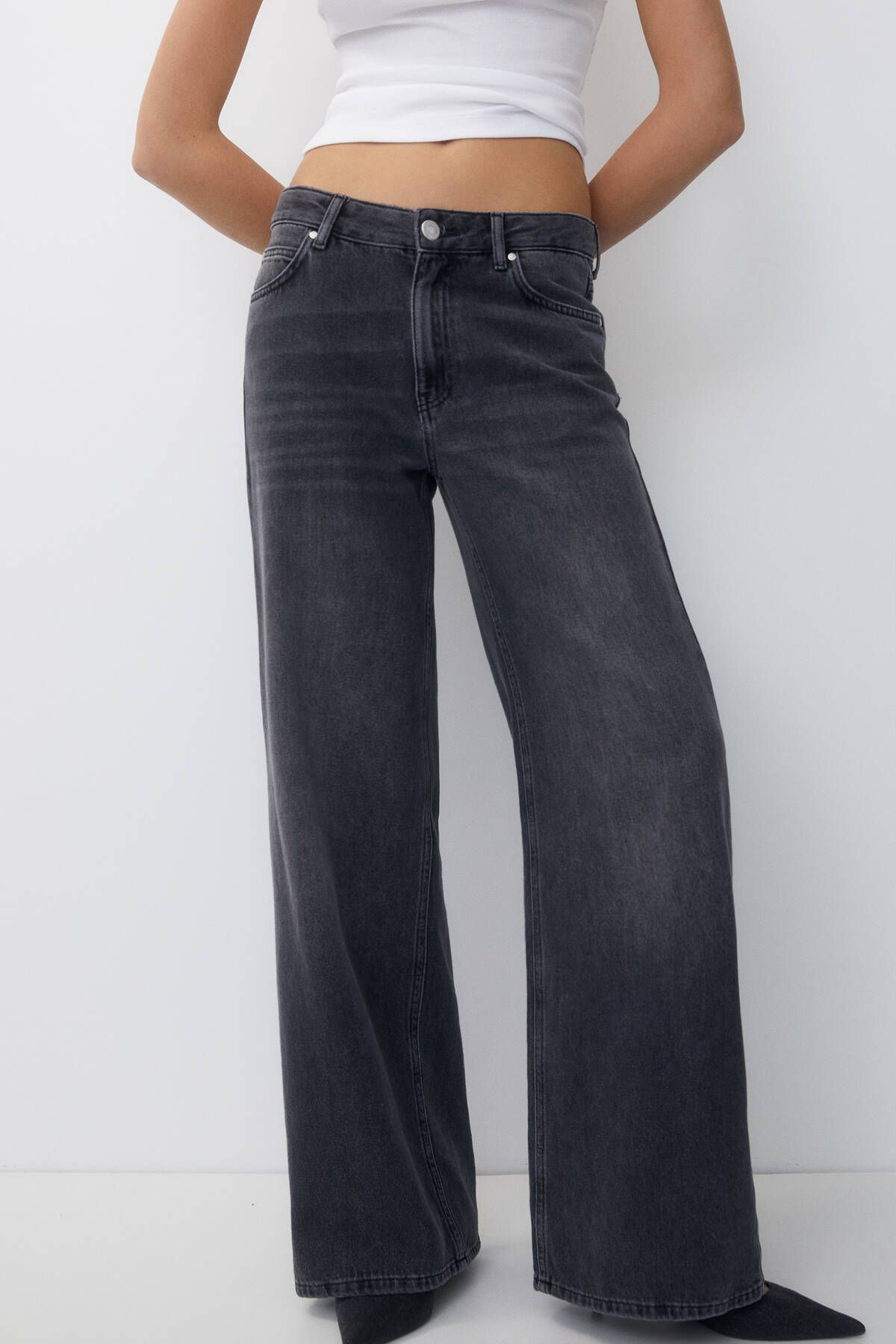 Pull & Bear شلوار جین گشاد سایز بزرگ