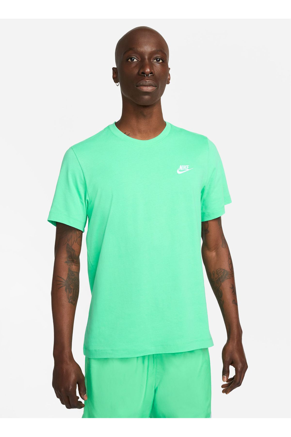 Dark green nike t shirt outlet